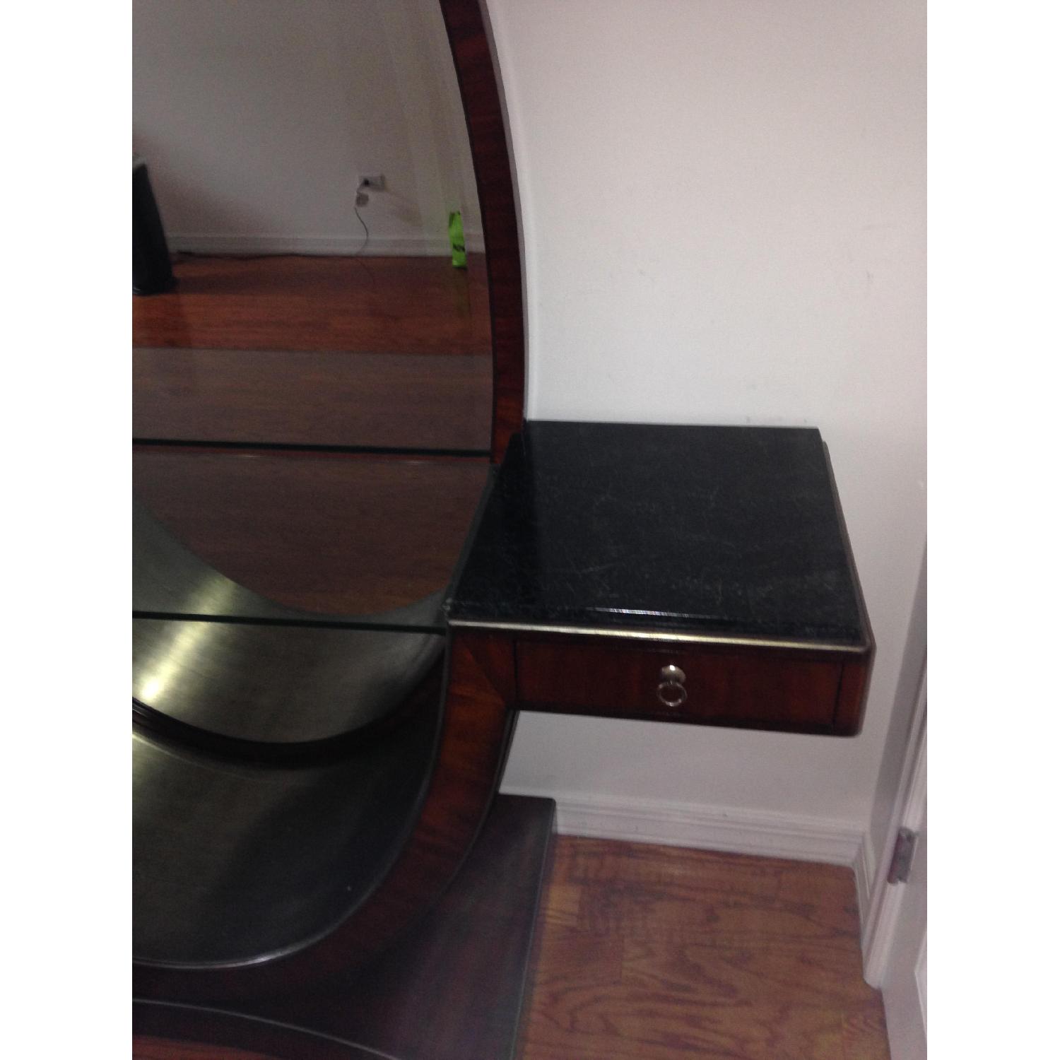 Thomasville Tall Vanity w/ Marble Countertop - image-10