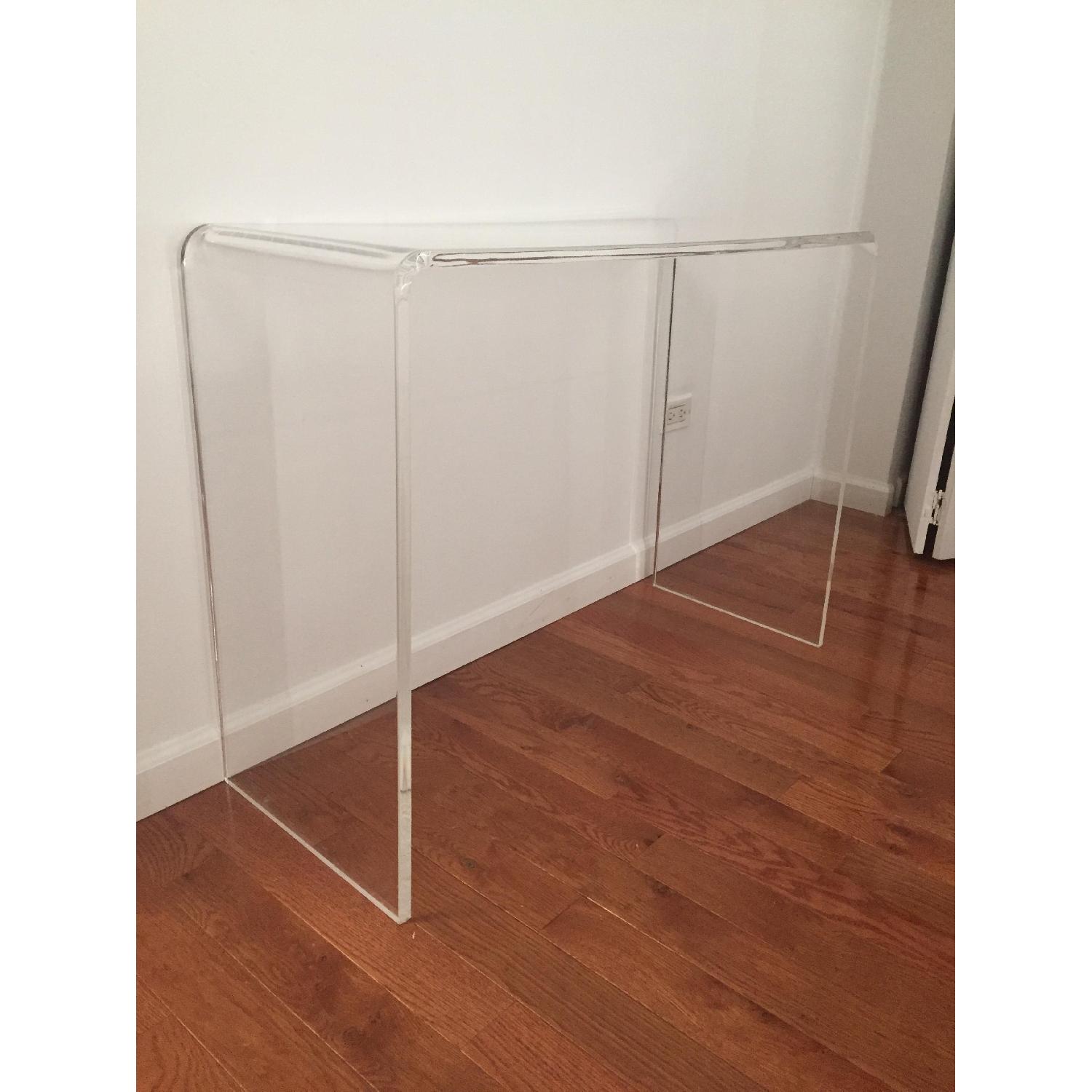 Cb2 Peekaboo Acrylic Console Table - image-2