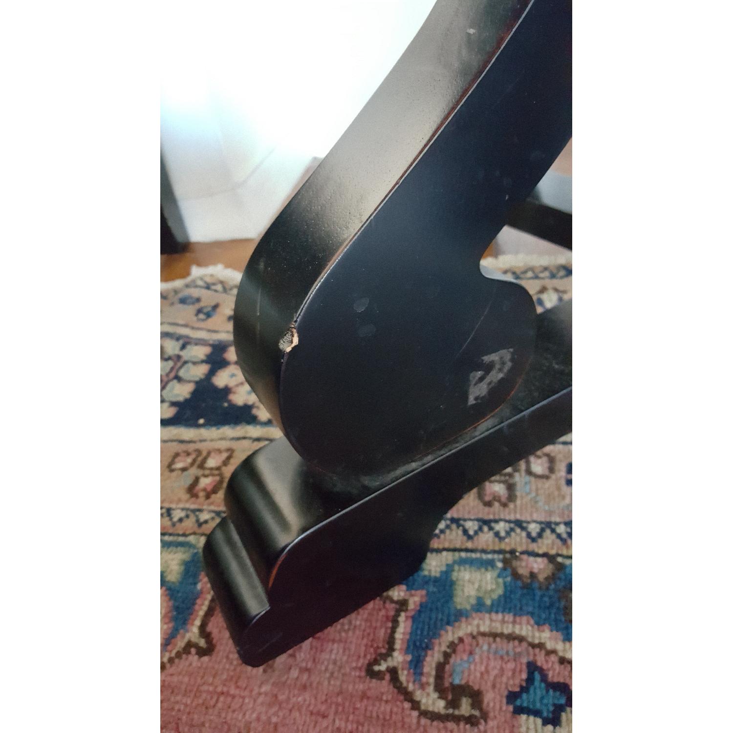 Pier 1 Marchella Rubbed Black Round Dining Table - image-2