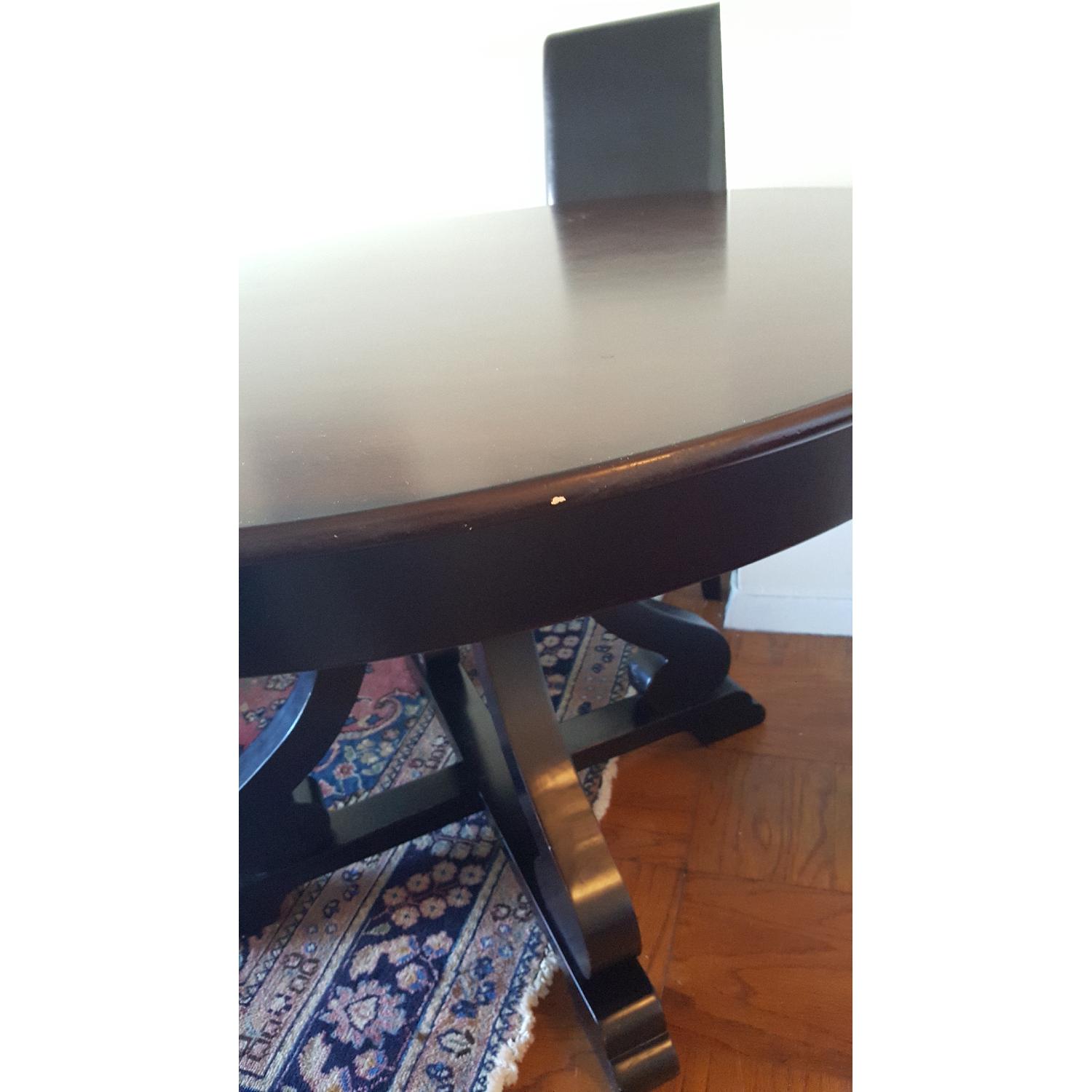 Pier 1 Marchella Rubbed Black Round Dining Table - image-3