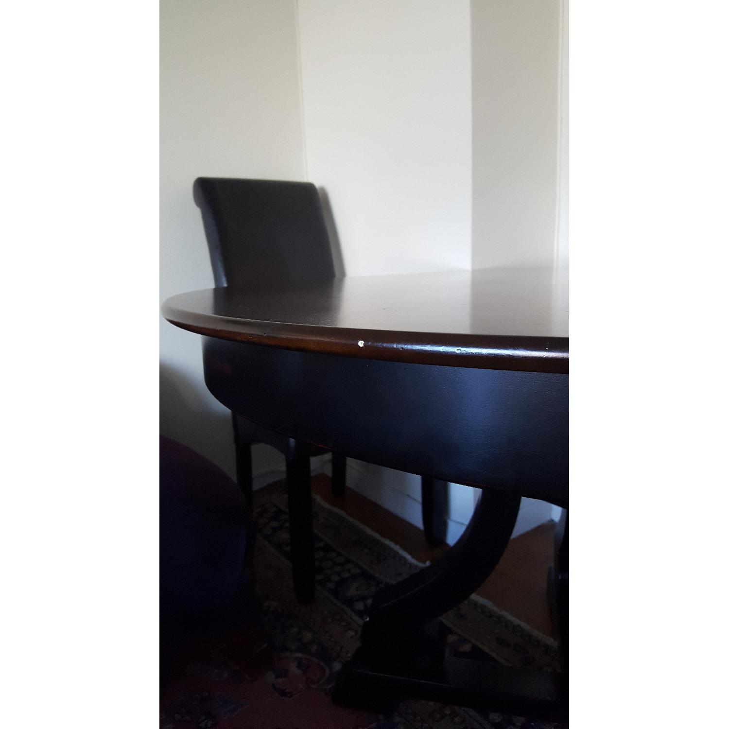 Pier 1 Marchella Rubbed Black Round Dining Table - image-4