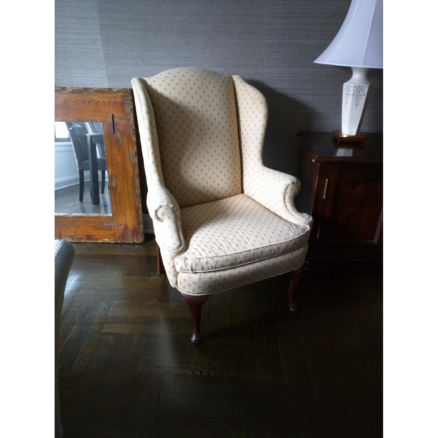 Queen Anne Wingback Chair - image-1