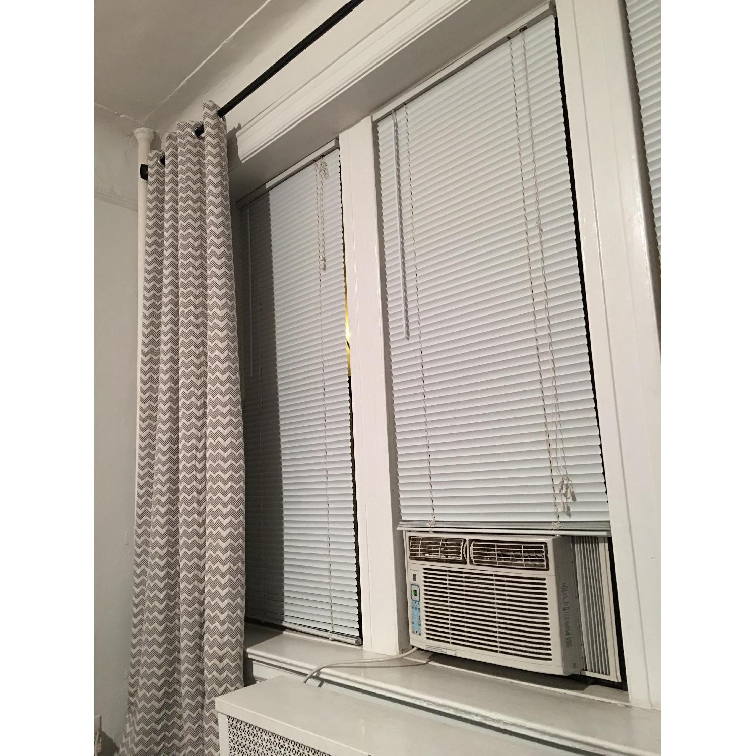 Crate & Barrel Reilly Grey Chevron Curtain Panels - image-3