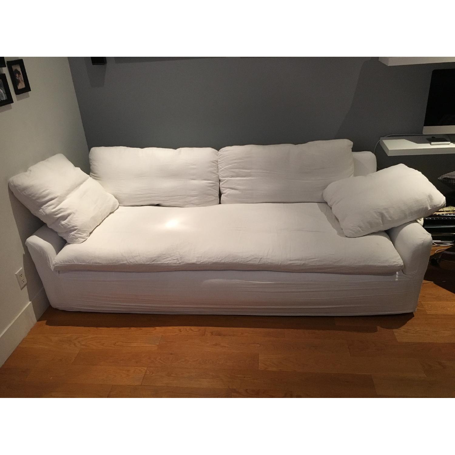 Restoration Hardware The Cloud Sofa in White - image-1