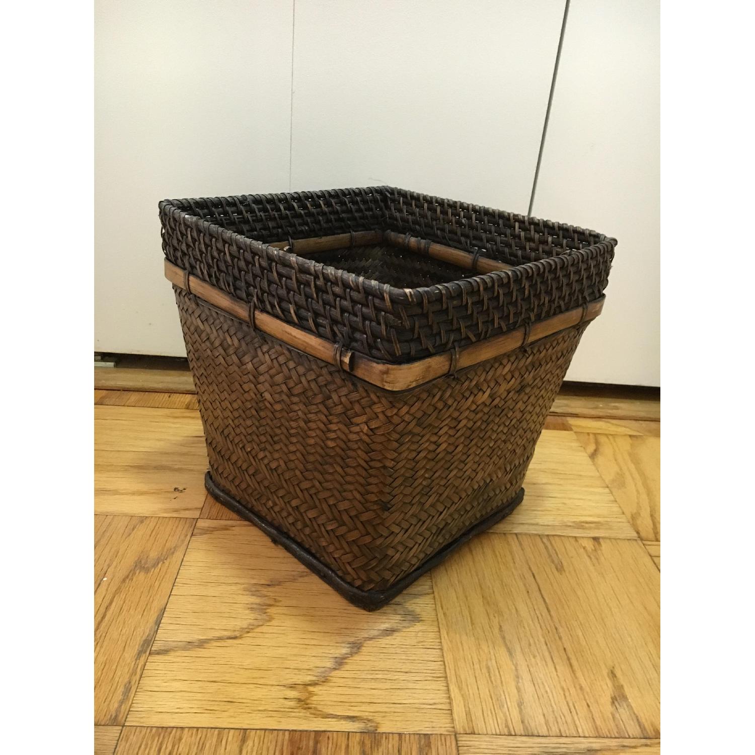Brown Wicker Baskets - image-1