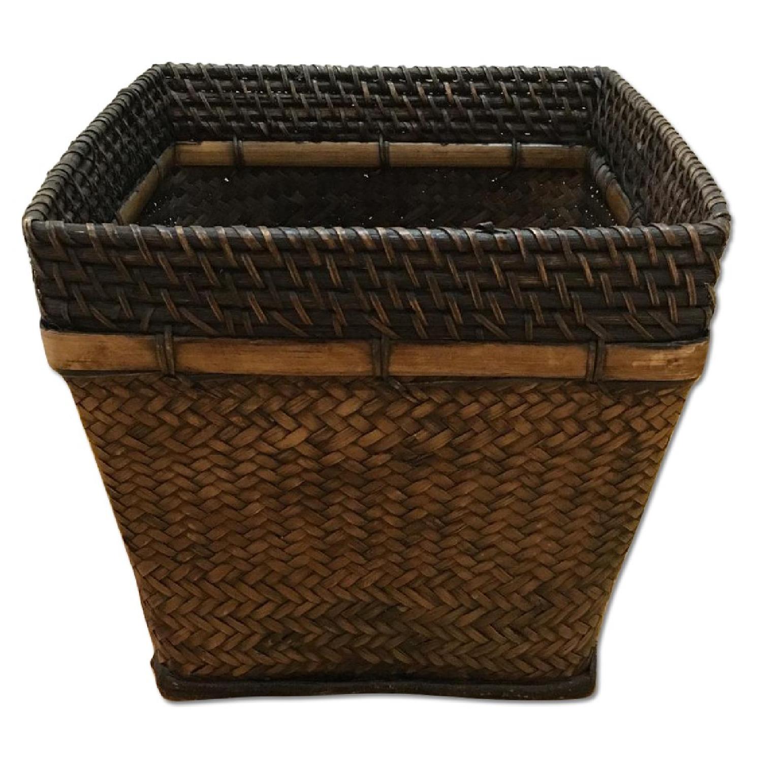 Brown Wicker Baskets - image-9