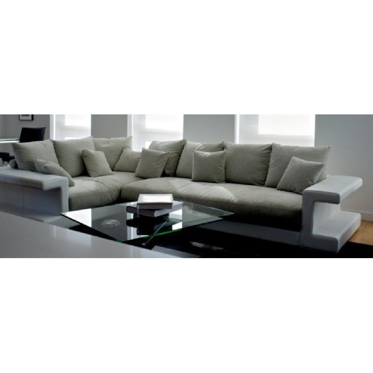 Roche Bobois Memento Sectional w/ Side Bookcases - image-1