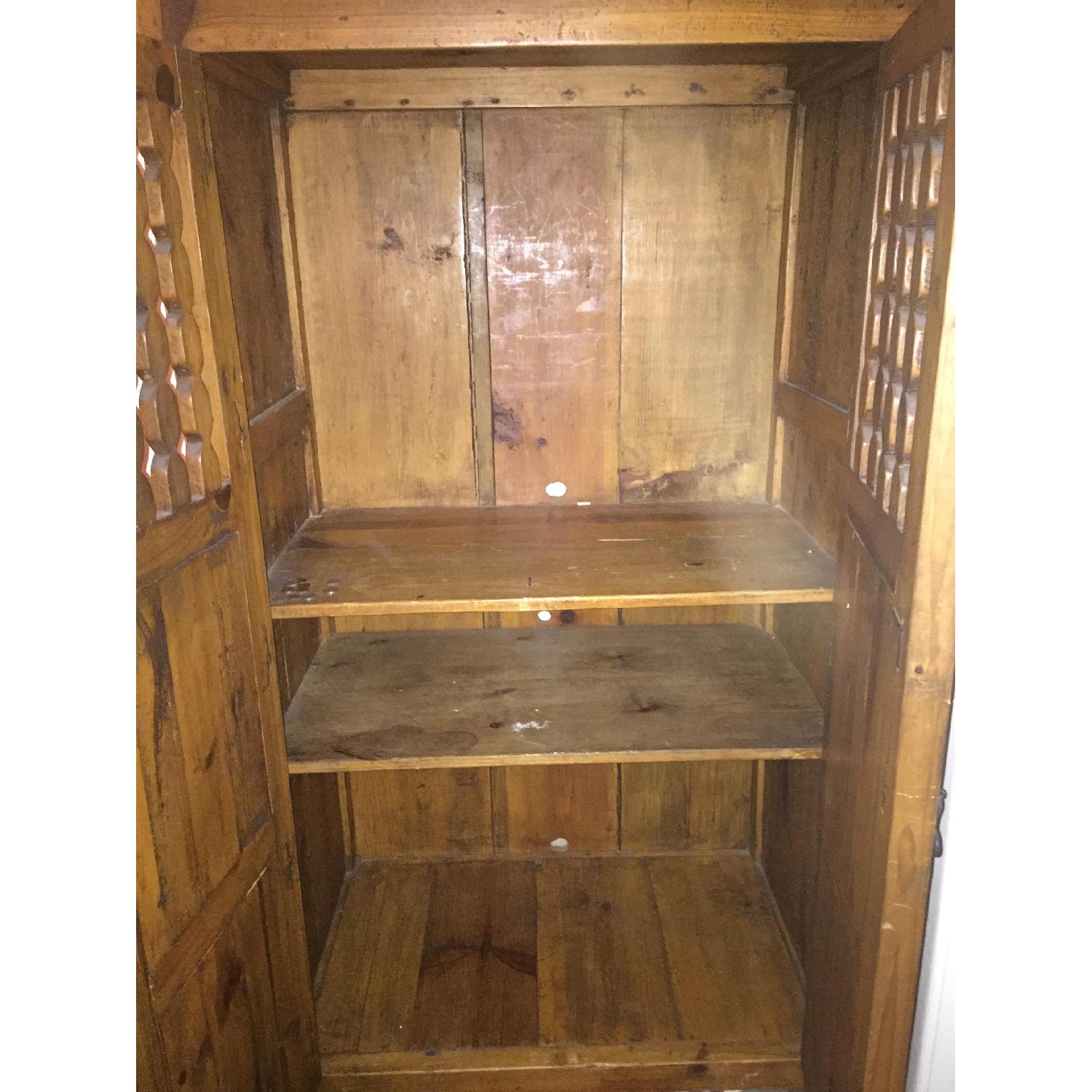 Mexican Media Armoire w/ Doors & Shelves - image-4