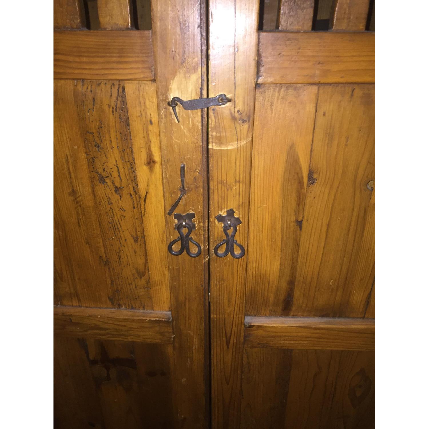 Mexican Media Armoire w/ Doors & Shelves - image-6