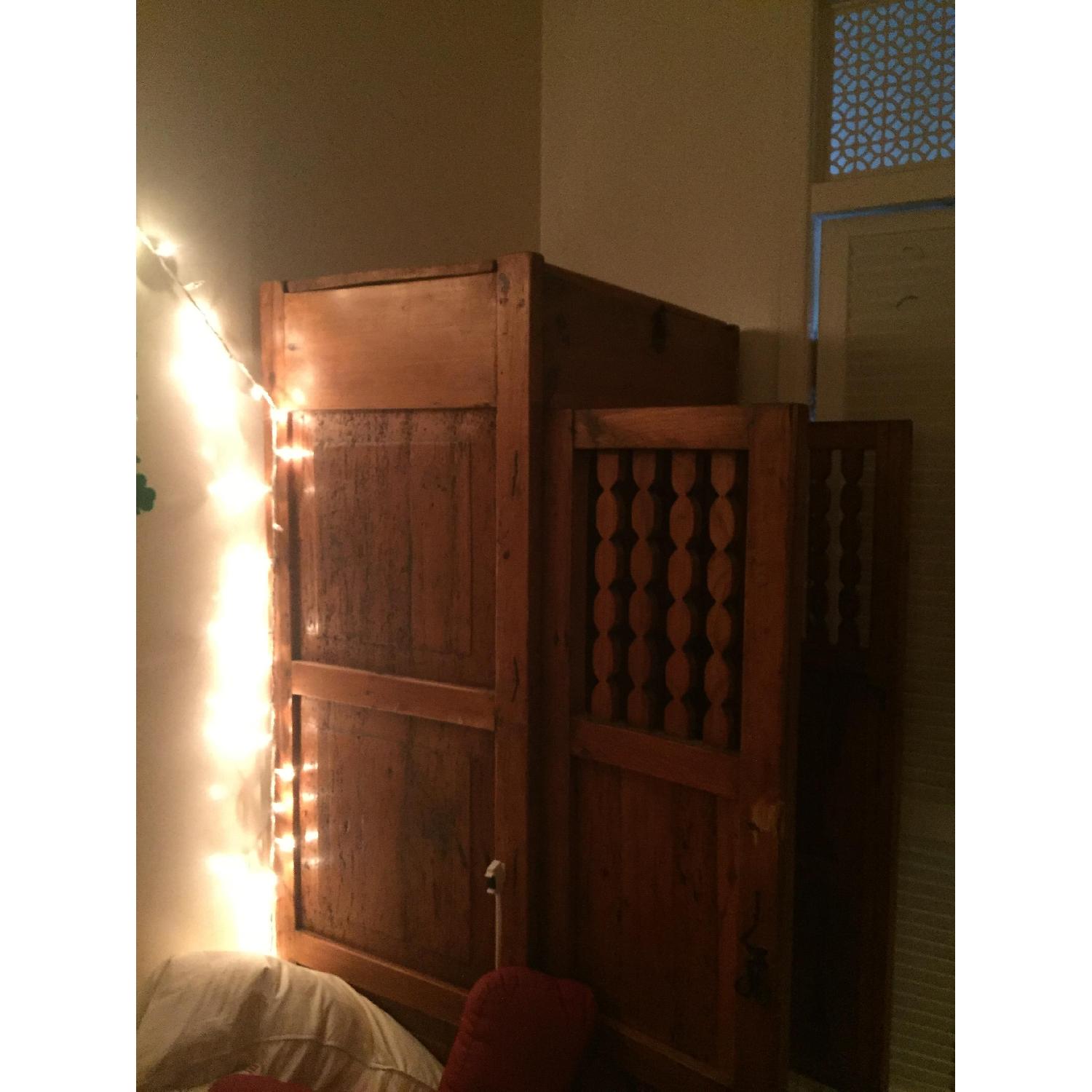 Mexican Media Armoire w/ Doors & Shelves - image-8