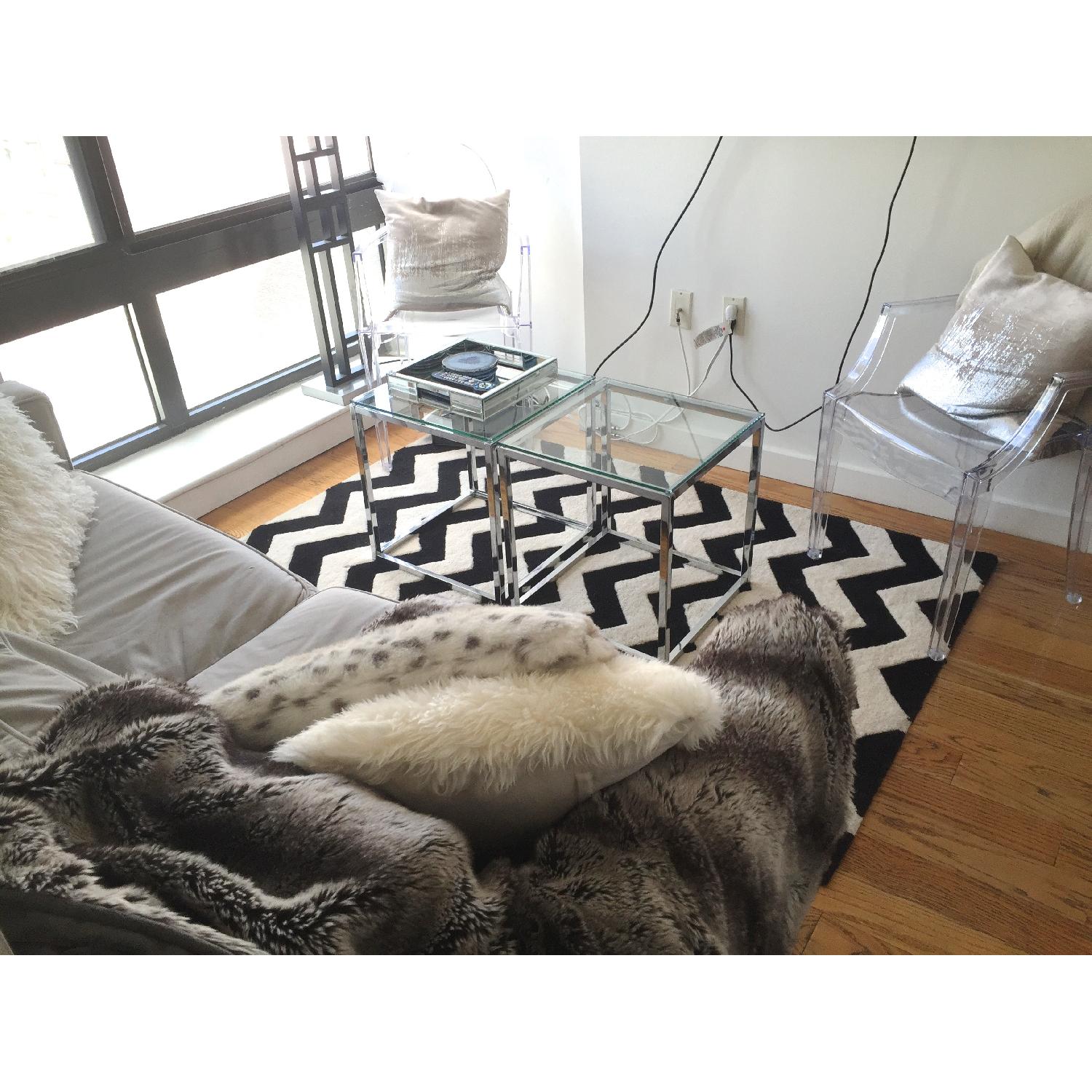 CB2 Smart Glass Side Tables - image-3