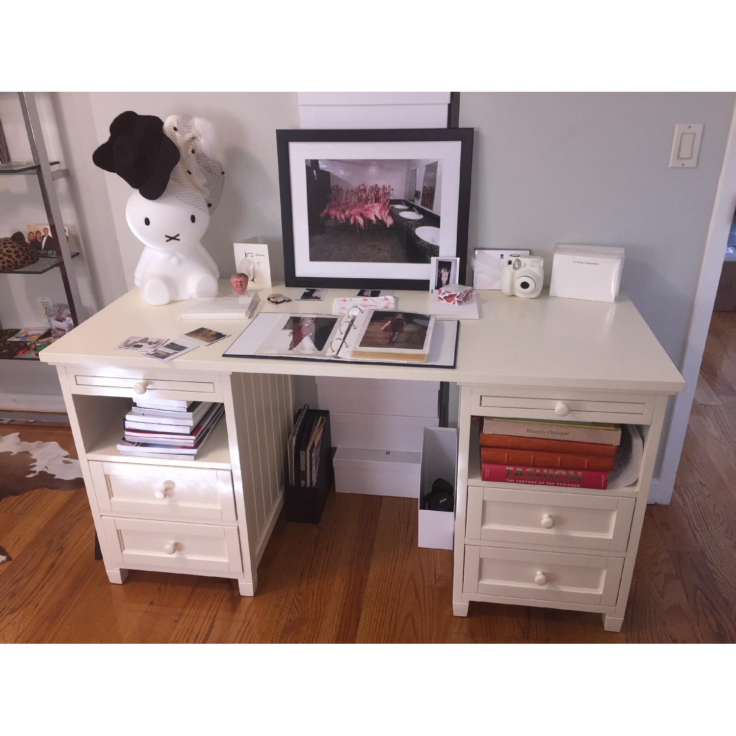 Pottery Barn Teen Beadboard Basic Desk - image-1