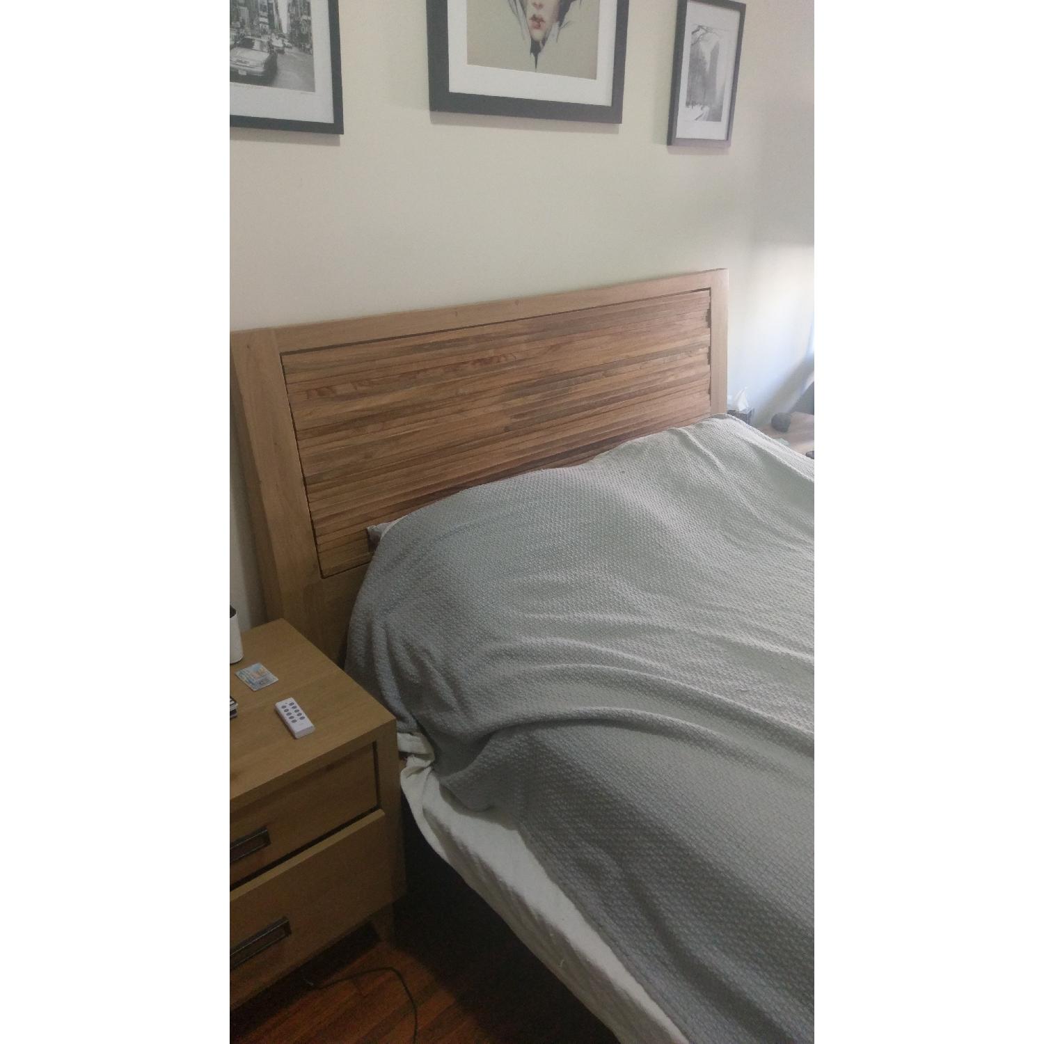 Crate & Barrel Sierra Queen Bed Frame - image-6