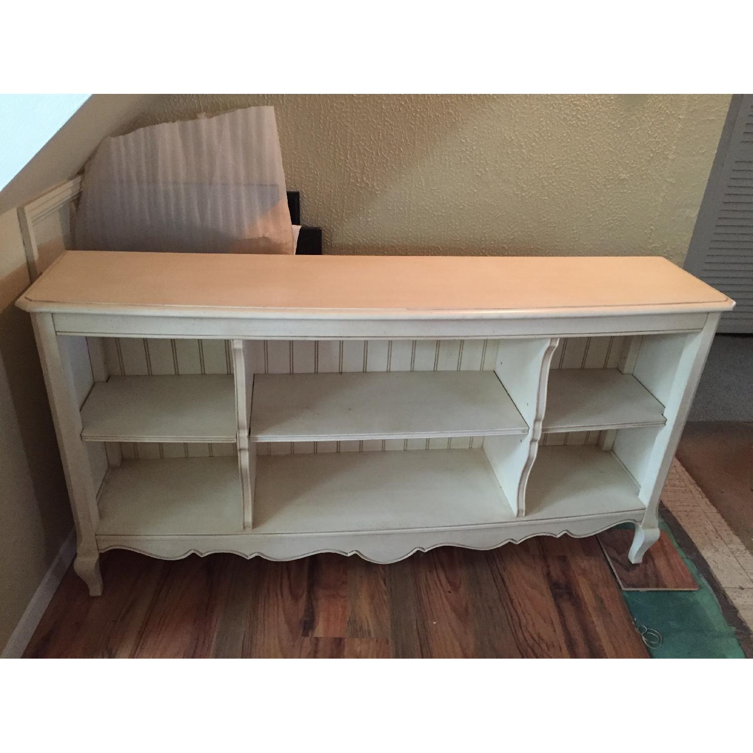 Ethan Allen Library Sofa Table AptDeco