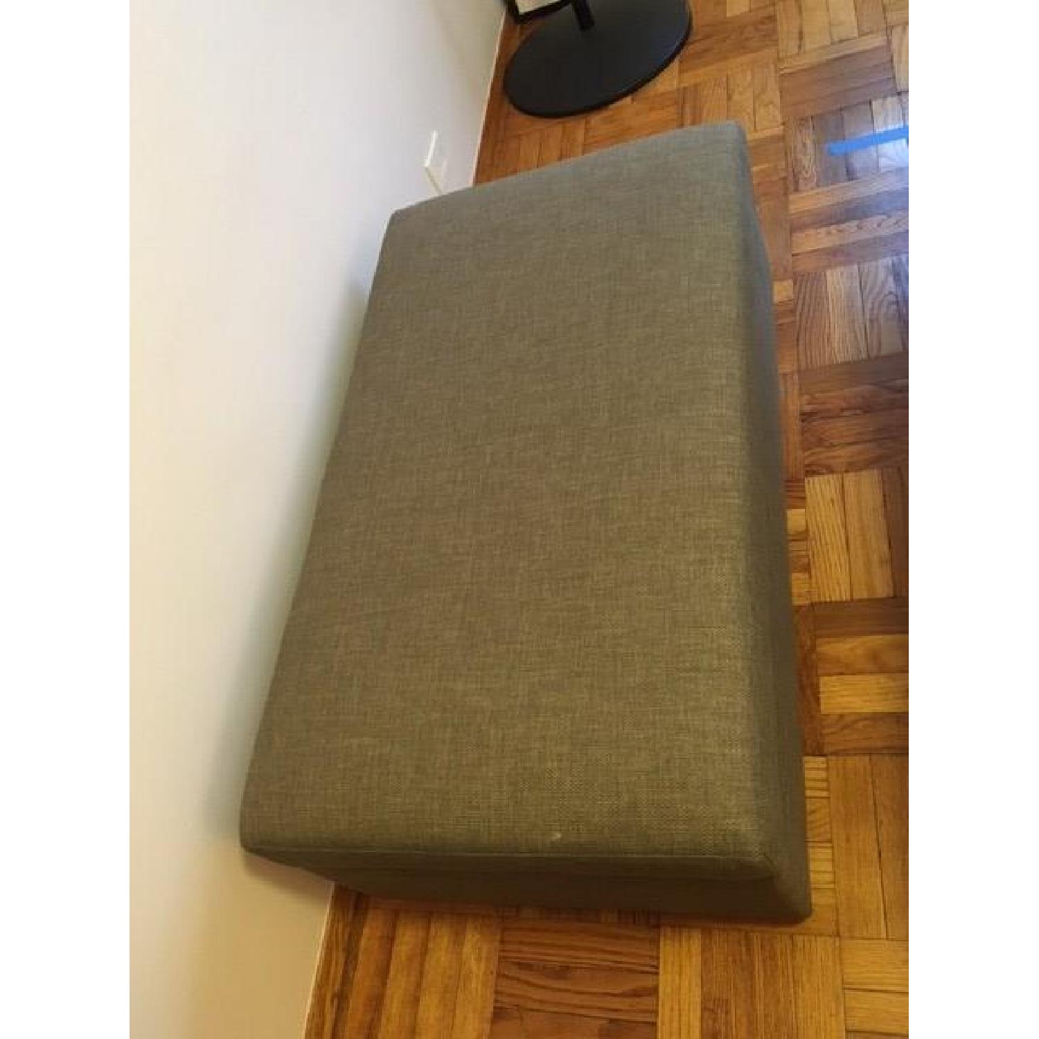 Crate & Barrel Storage Ottoman - image-1