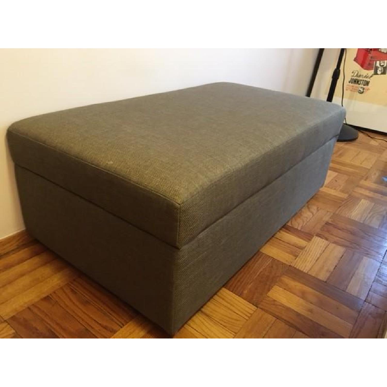 Crate & Barrel Storage Ottoman - image-3