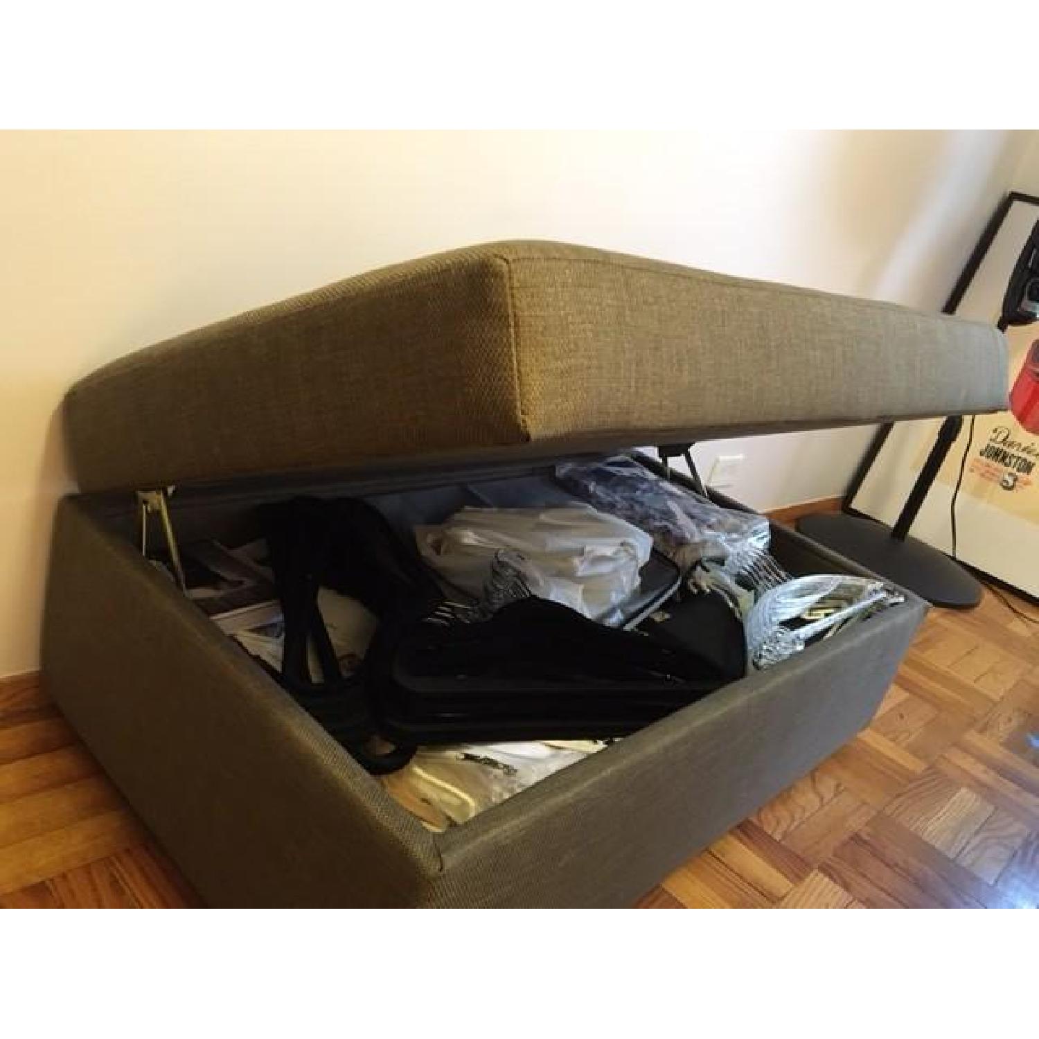 Crate & Barrel Storage Ottoman - image-4