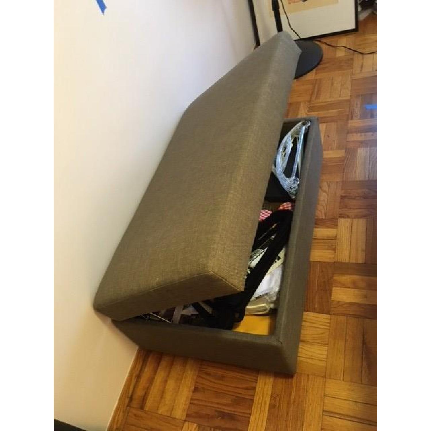 Crate & Barrel Storage Ottoman - image-5