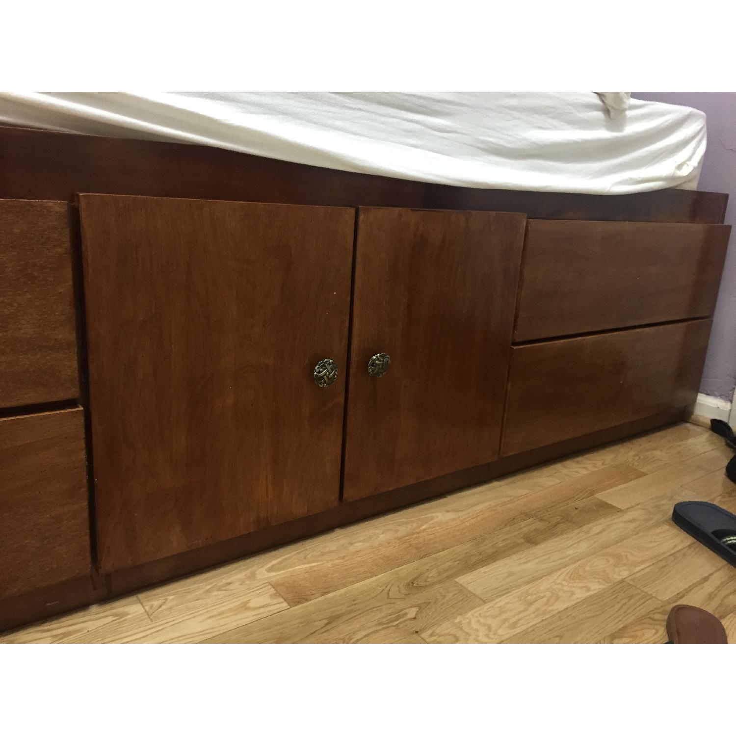 Gothic Cabinet Twin Bed Frame - image-3