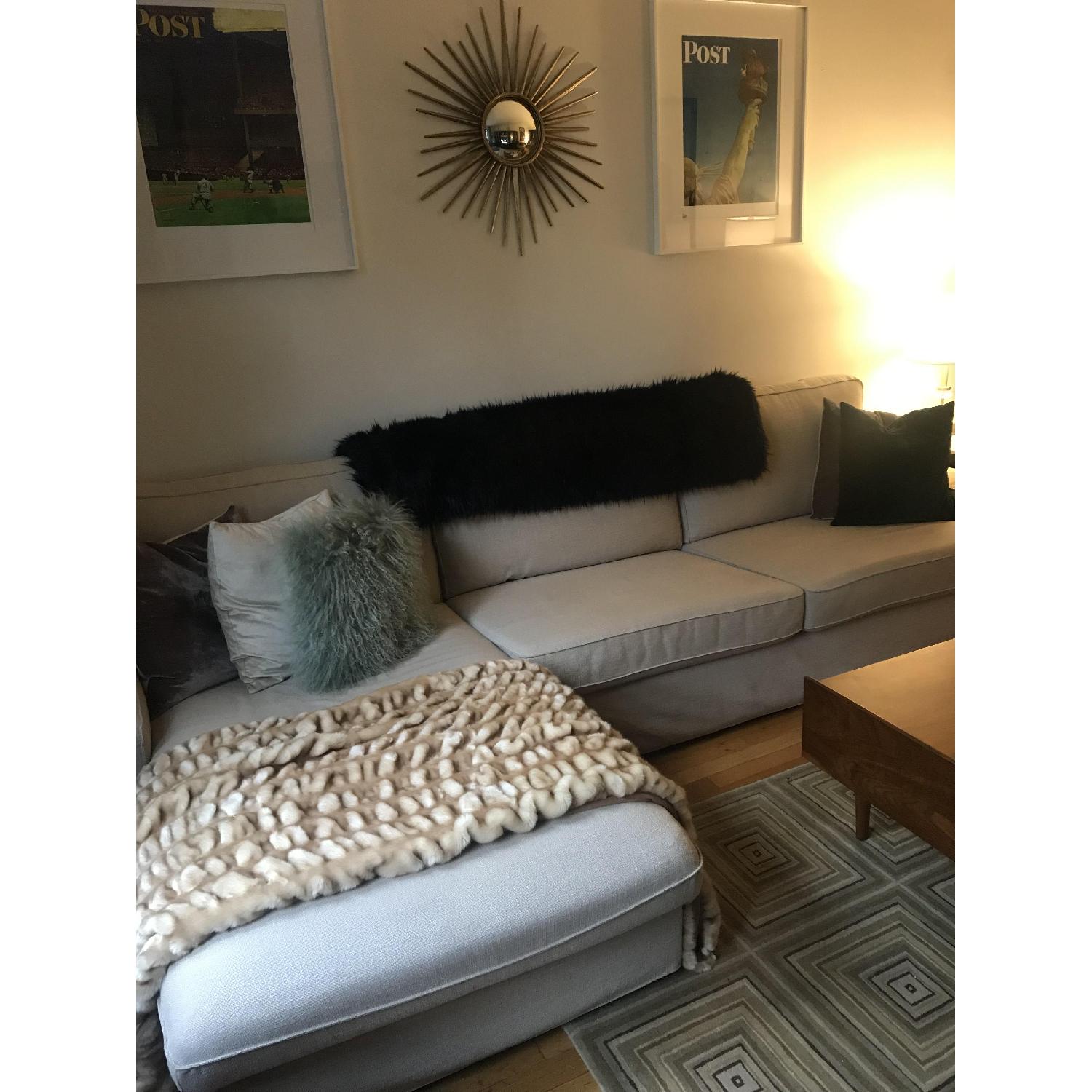 Ikea Kivik 2-Piece Sectional Sofa in Hillared Beige - image-3