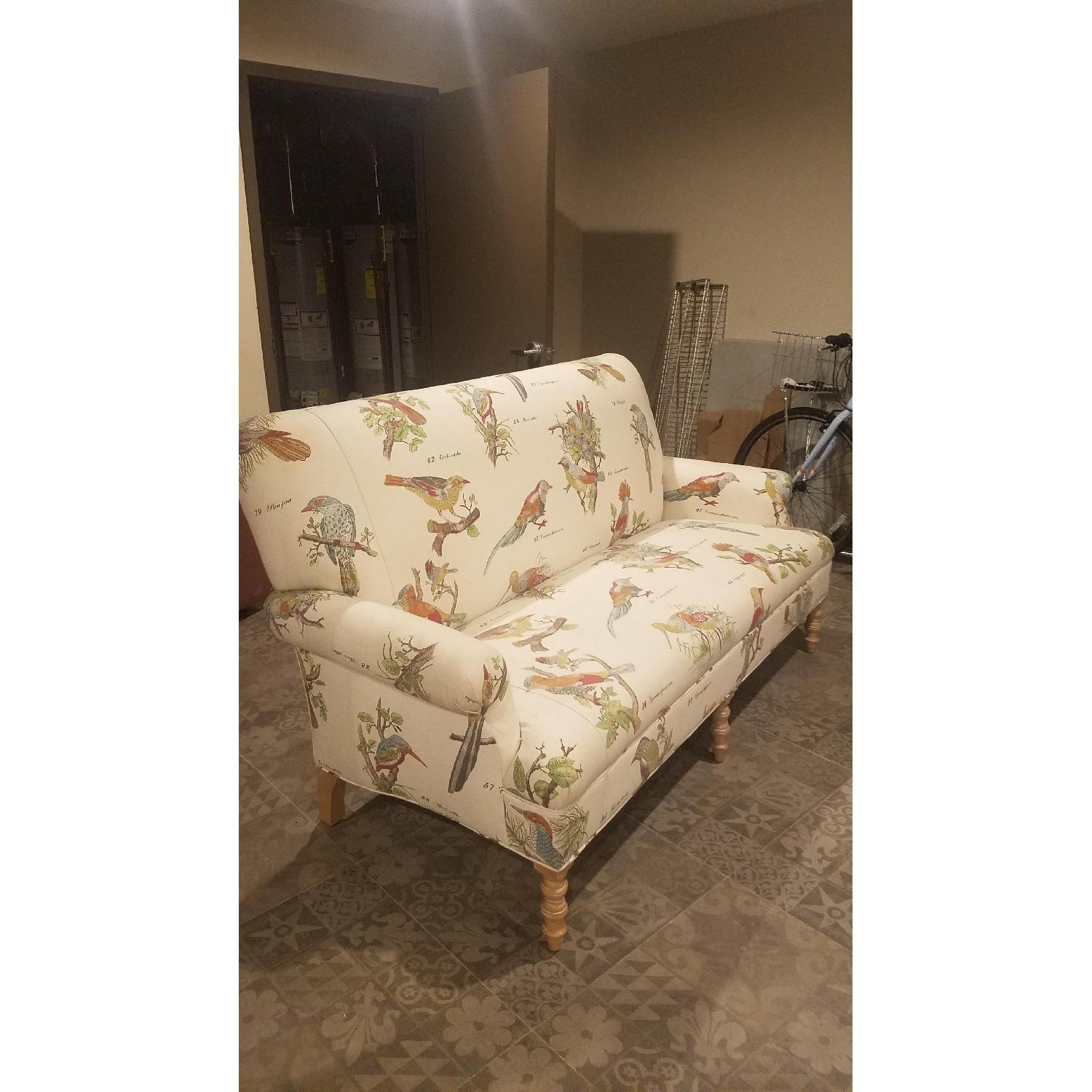 Calico Corners James Settee in Allora Fabric - image-3