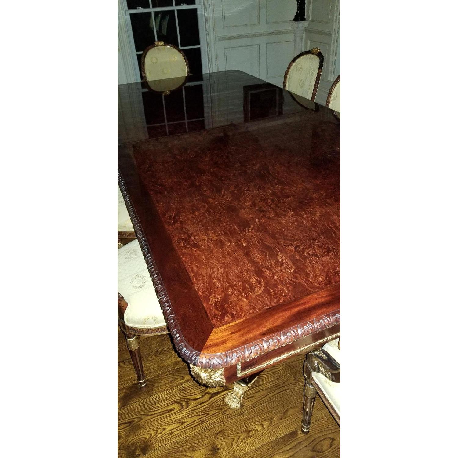 Girard-Emilia Traditional Mahogany Dining Table w/ 8 Chairs - image-6