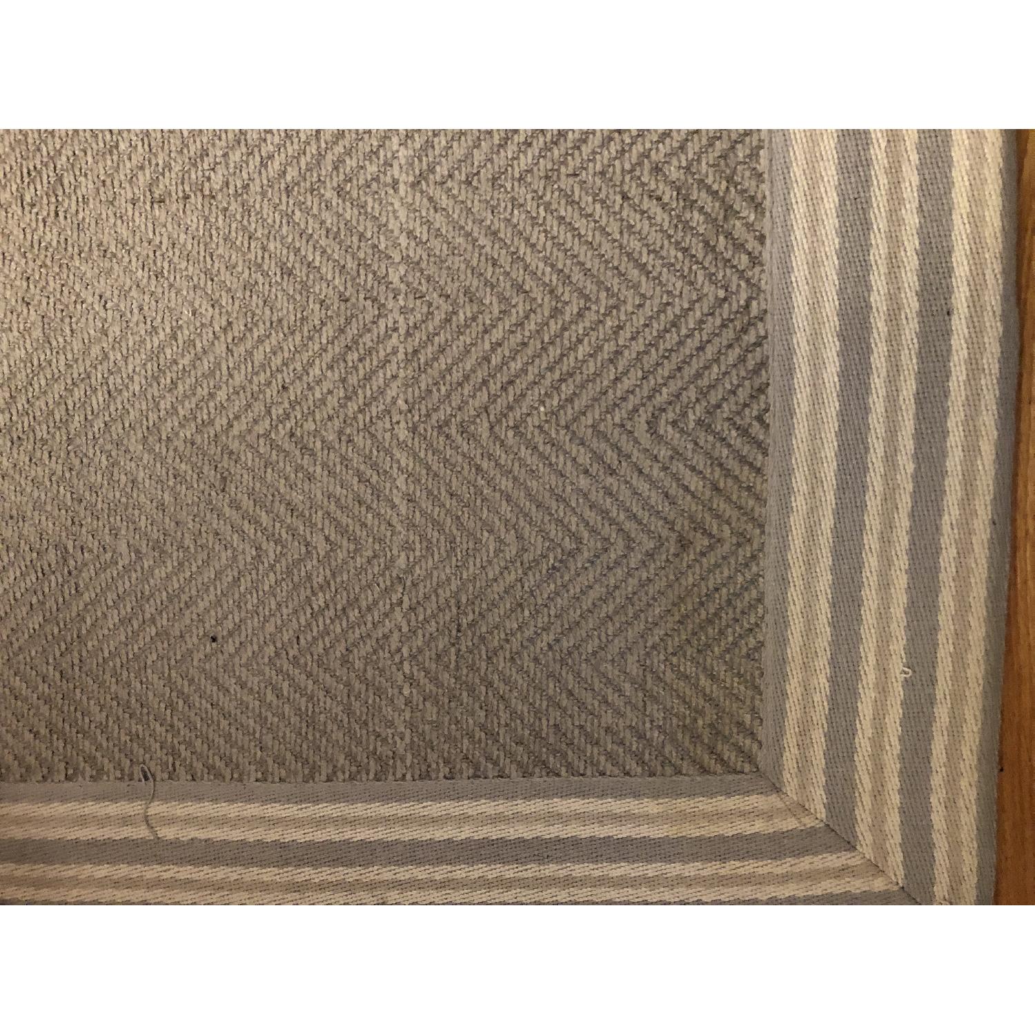 Pottery Barn Chenille Border Rug - image-1