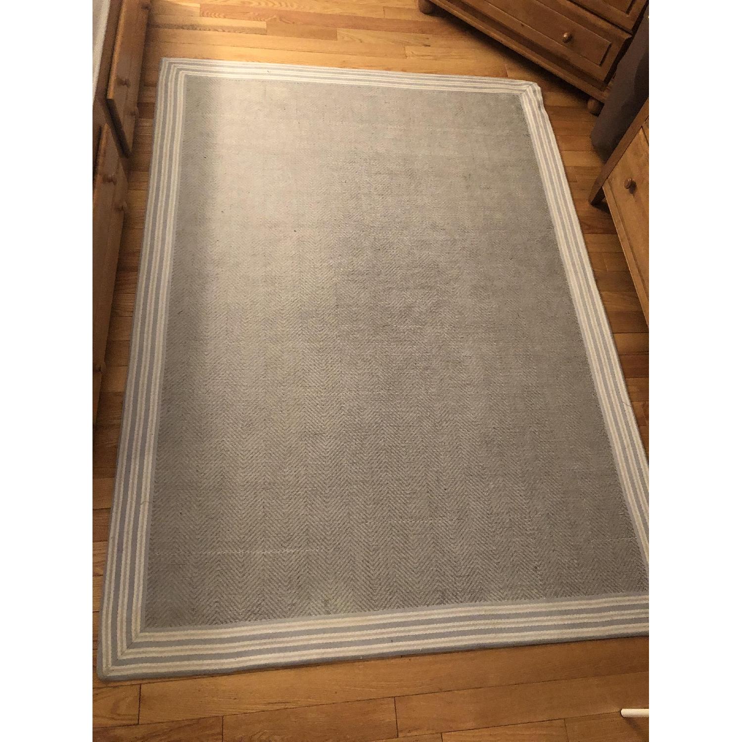 Pottery Barn Chenille Border Rug - image-3