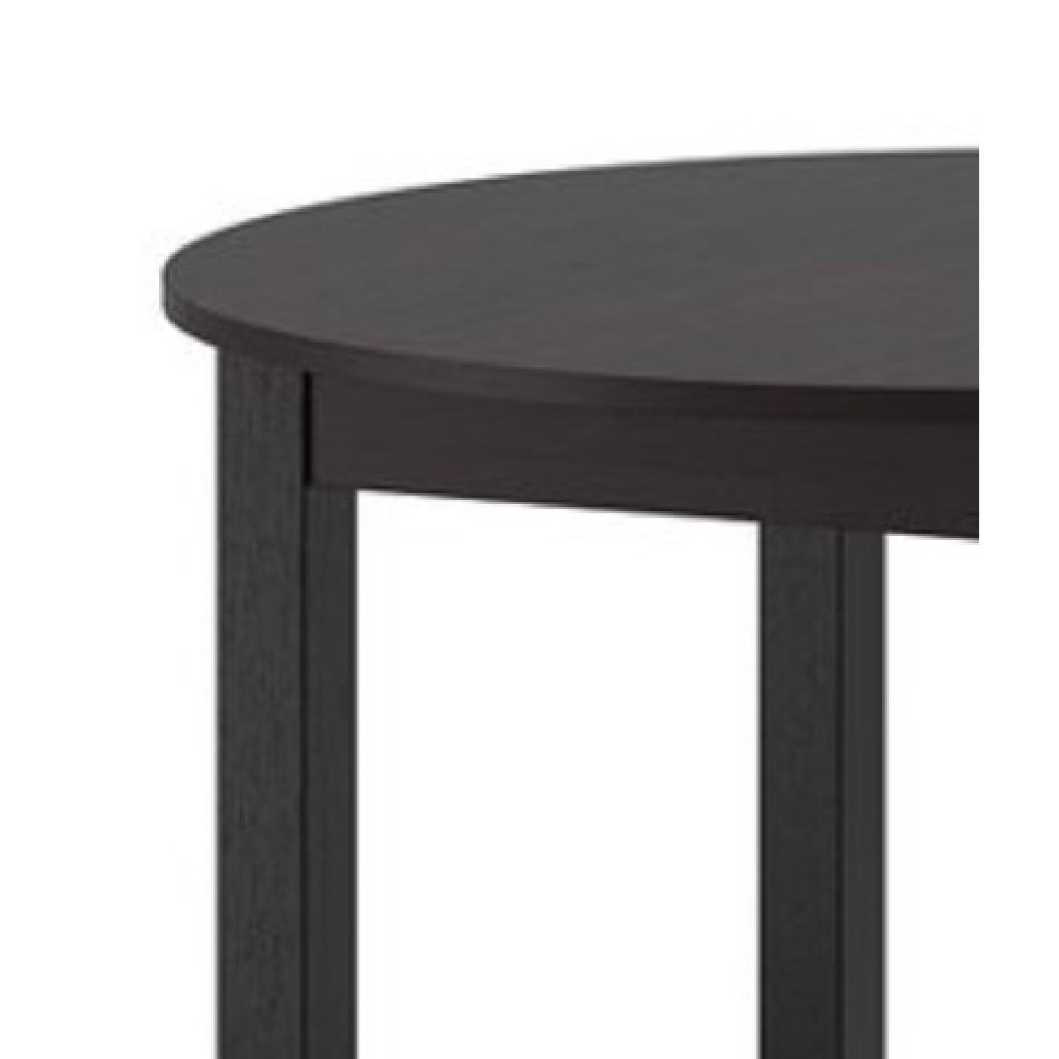 Ikea Bjursta Round Black Dining Table - image-2