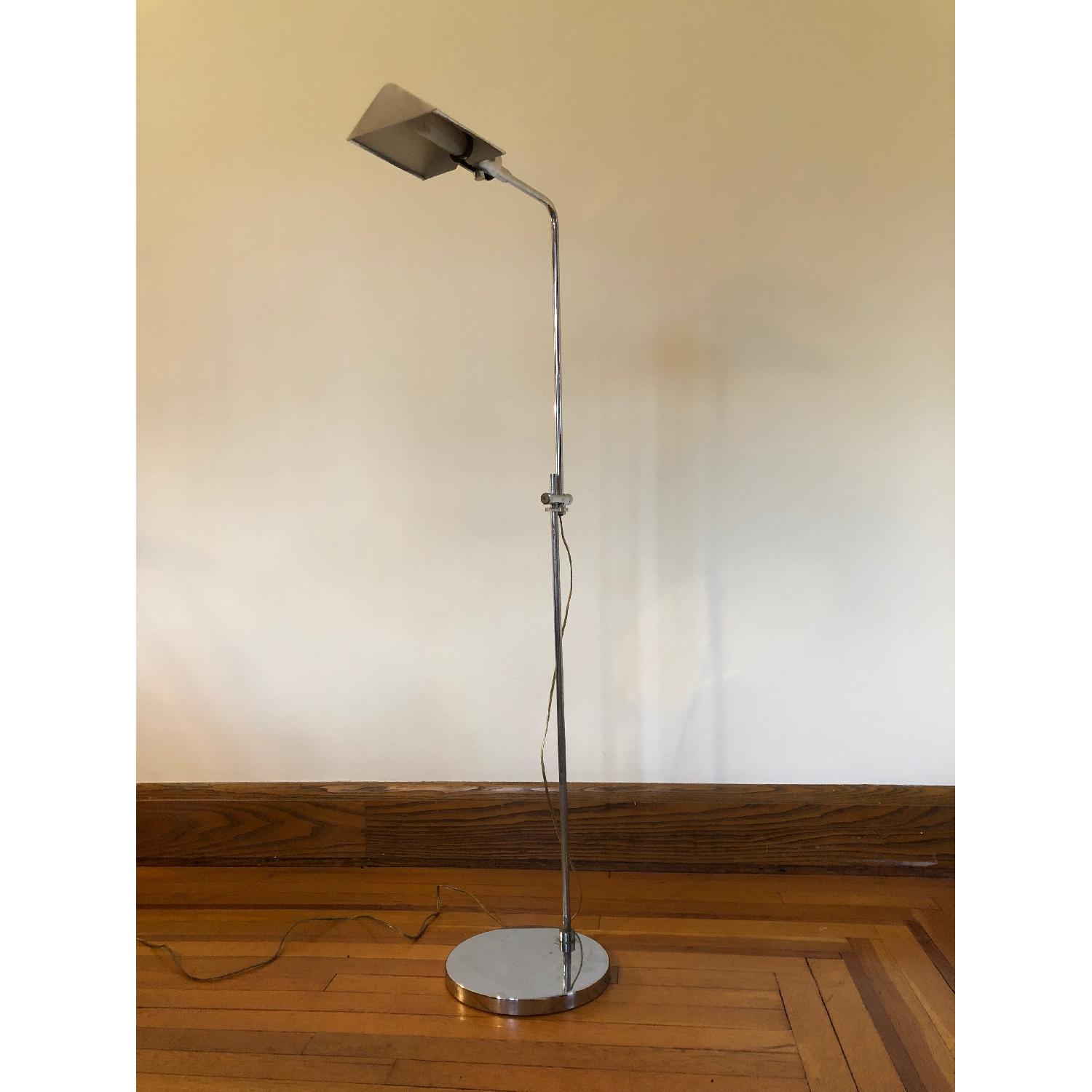Contemporary Chrome Pharmacy Floor Lamp - image-2