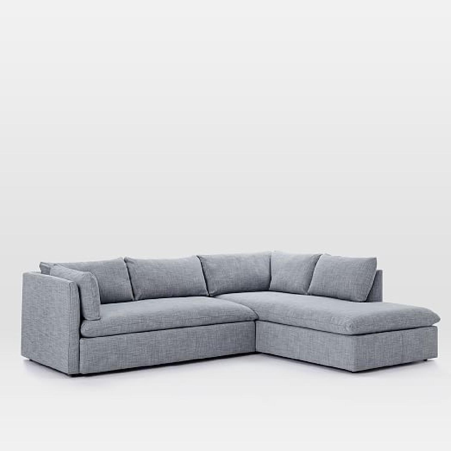 West Elm Shelter 2-Piece Terminal Chaise Sectional Sofa - image-5