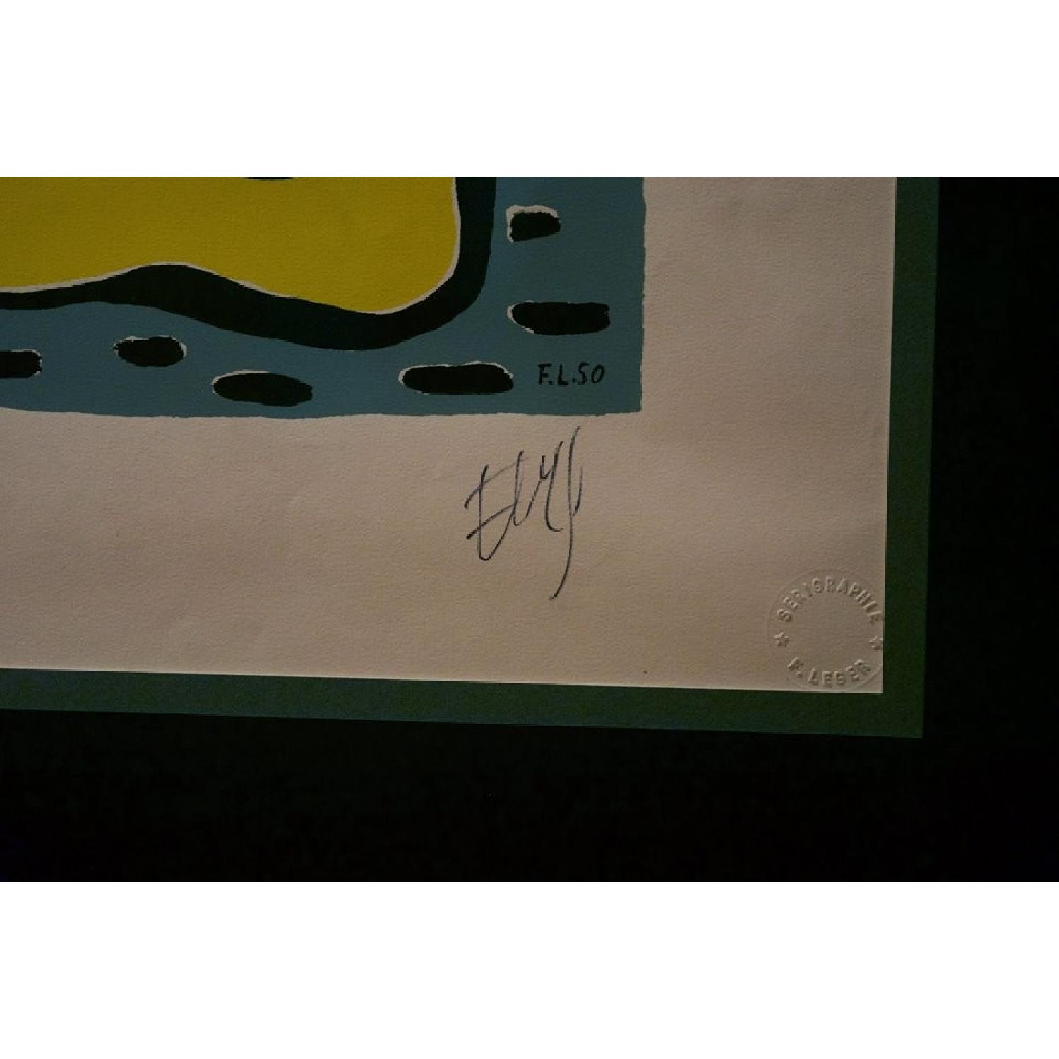 Fernand Leger Original Limited Edition Signed Serigraph - image-2