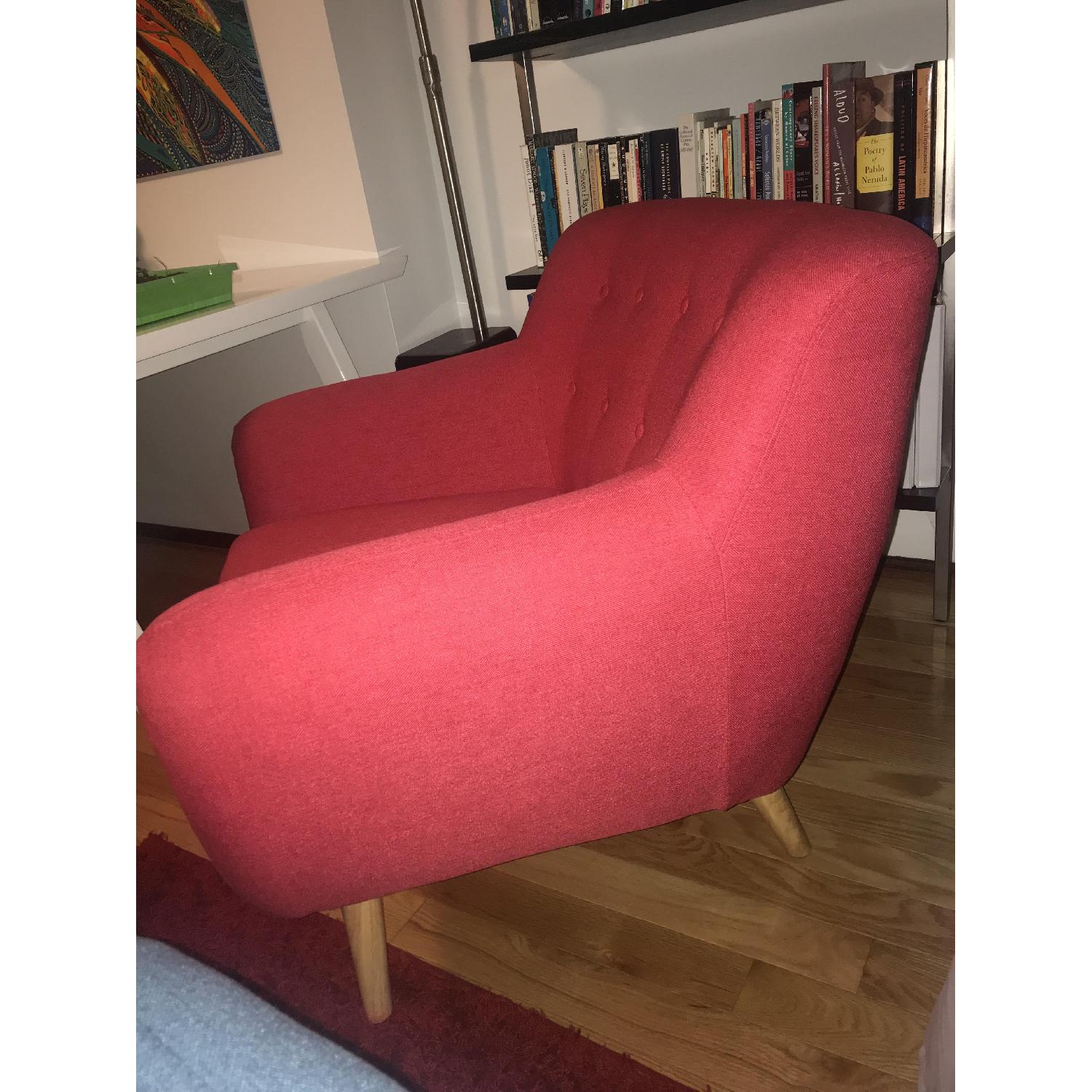 Divano Roma Furniture Mid-Century Modern Style Chair - image-3