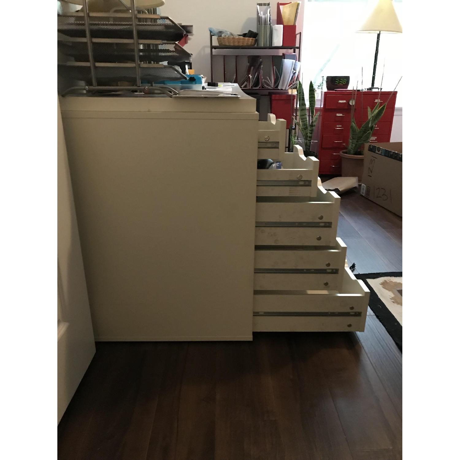 Ikea Desk w/ 2 Drawer Units AptDeco