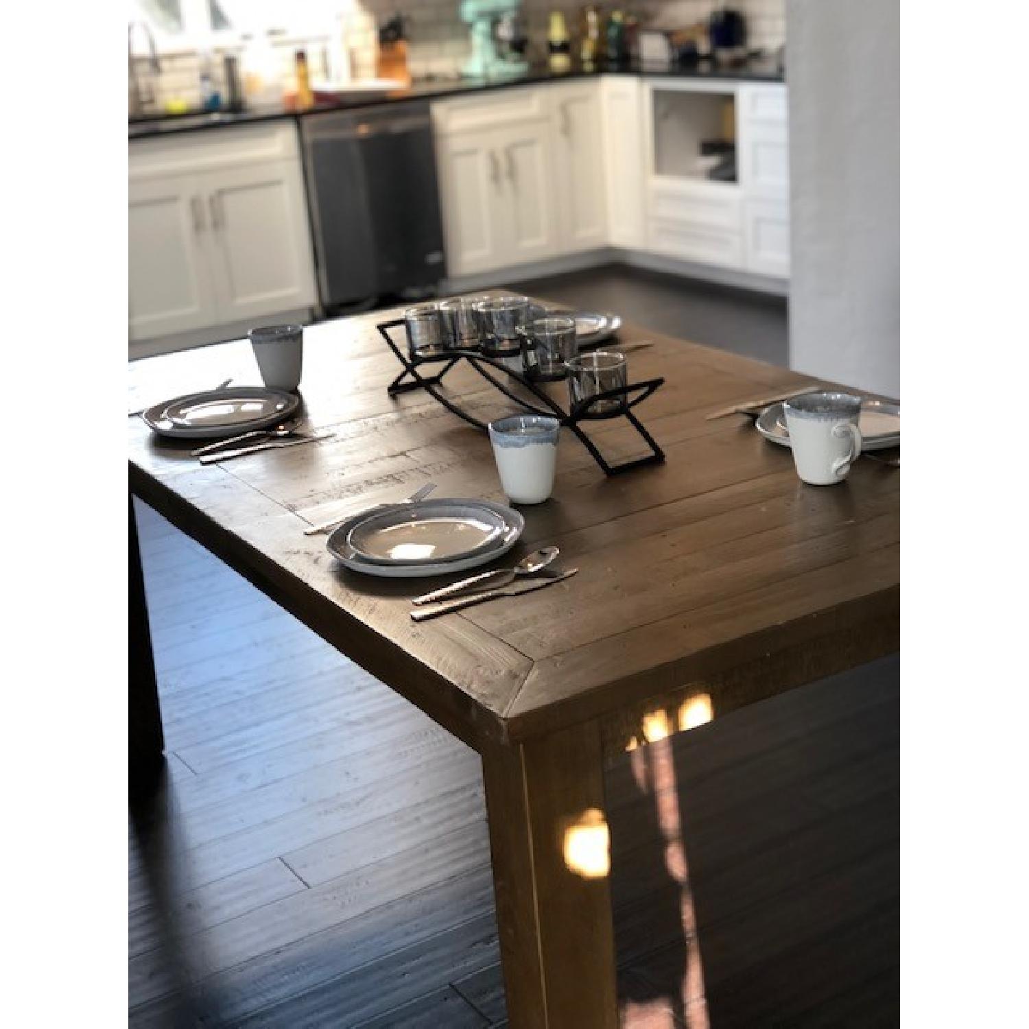 Jofran Distressed 5 Piece Expandable Farmhouse Dining Set - image-1