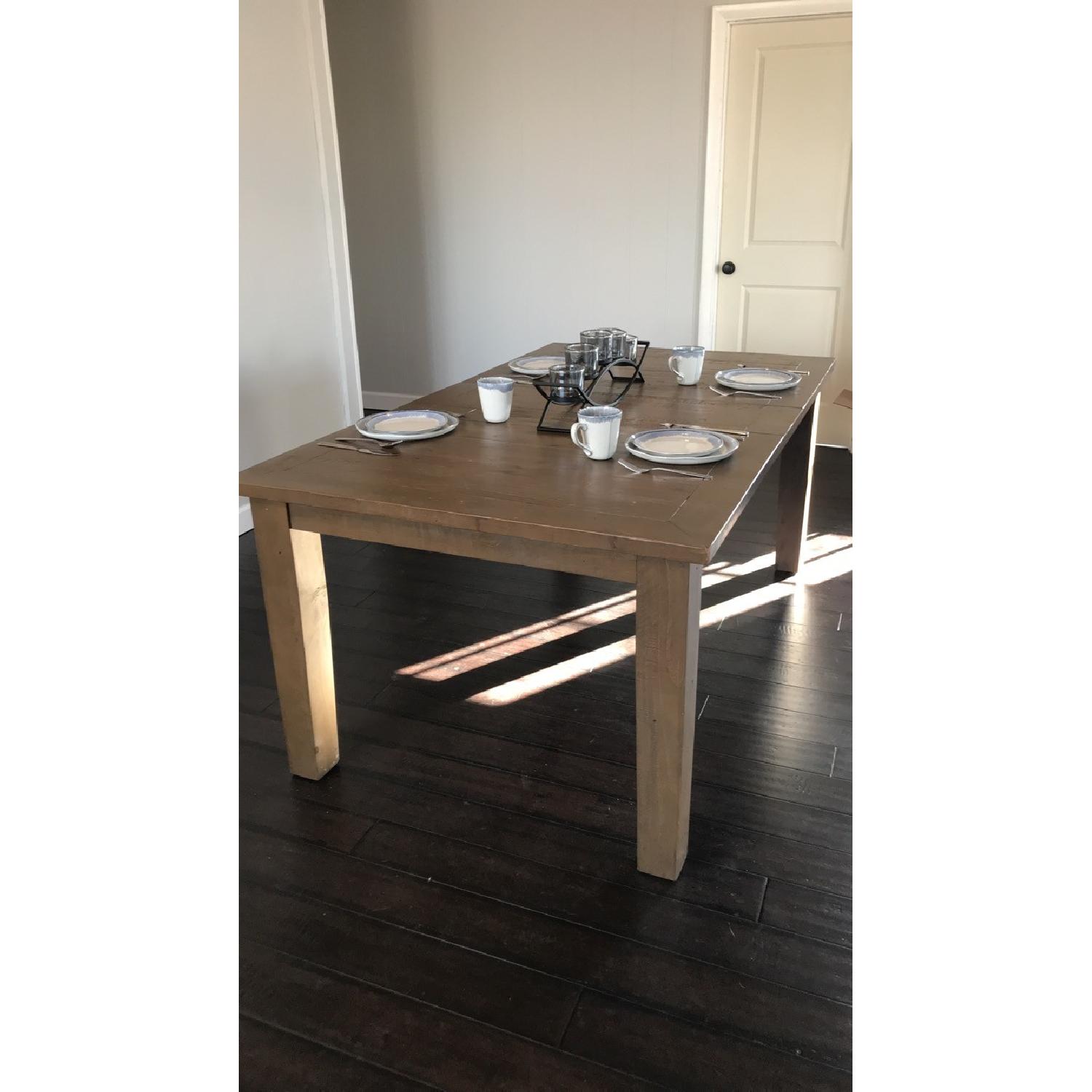 Jofran Distressed 5 Piece Expandable Farmhouse Dining Set - image-5