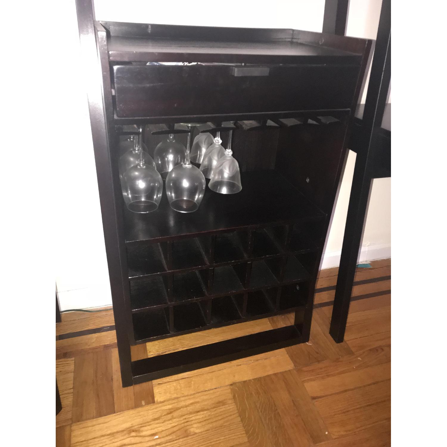 Crate & Barrel Sloane Leaning Wine Bar - image-2