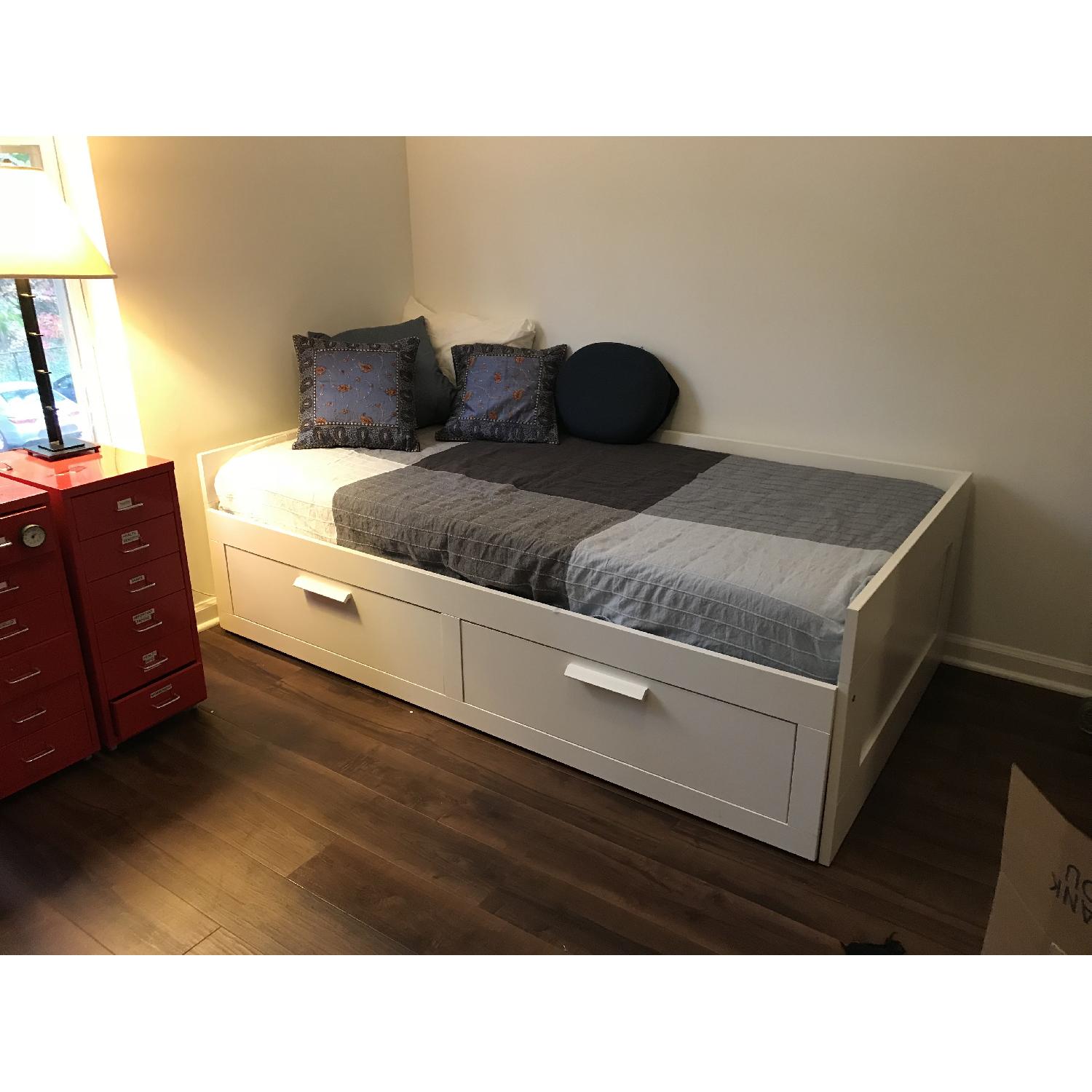 Ikea Brimnes Daybed w/ 2 Storage Drawers. - image-4