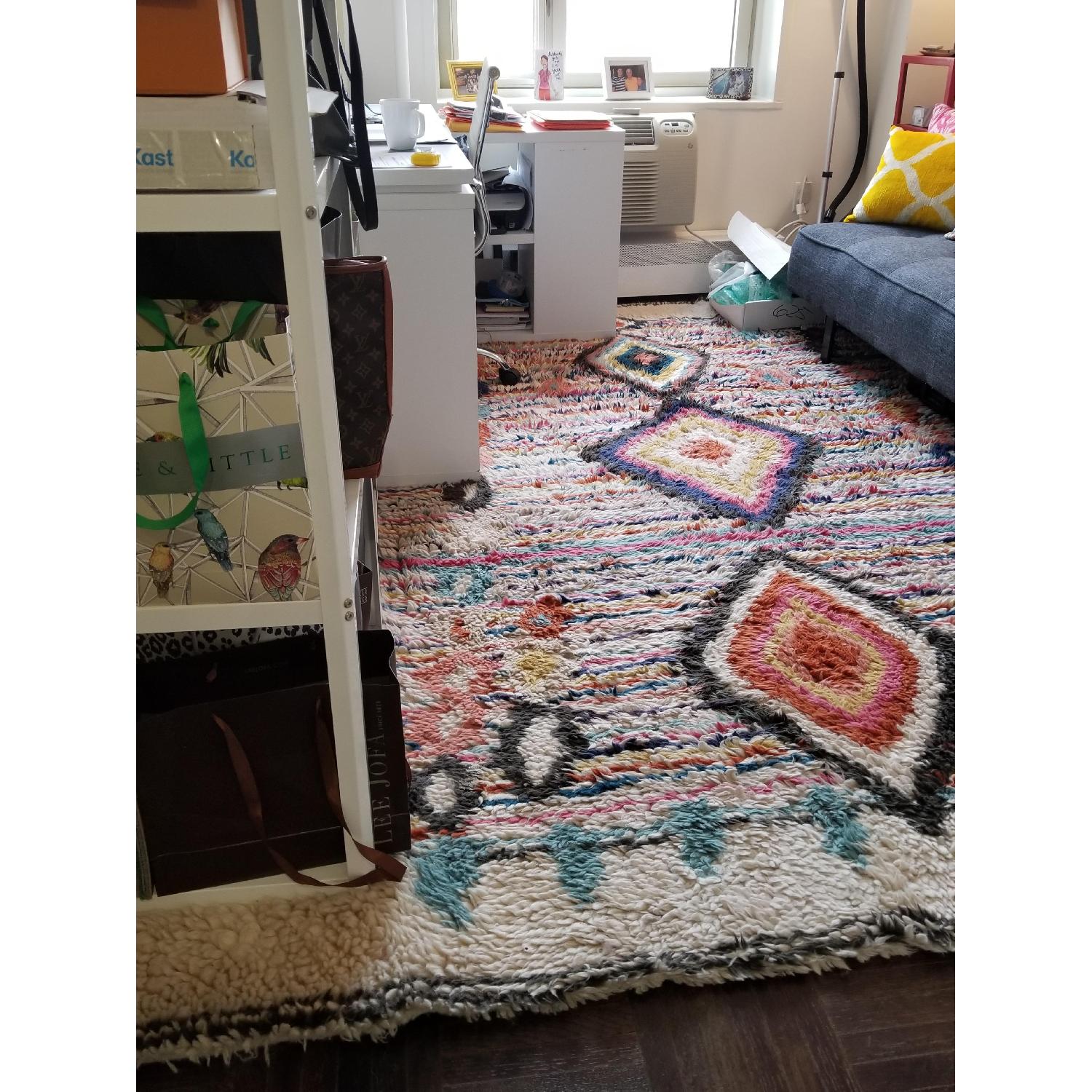 West Elm Boho Chic Wool Rug AptDeco