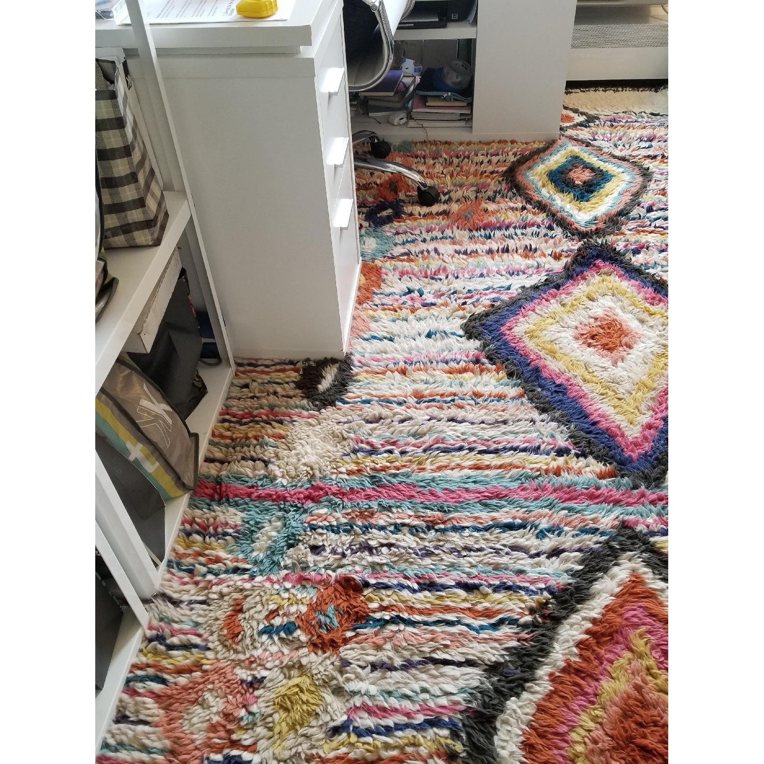 West Elm Boho Chic Wool Rug AptDeco