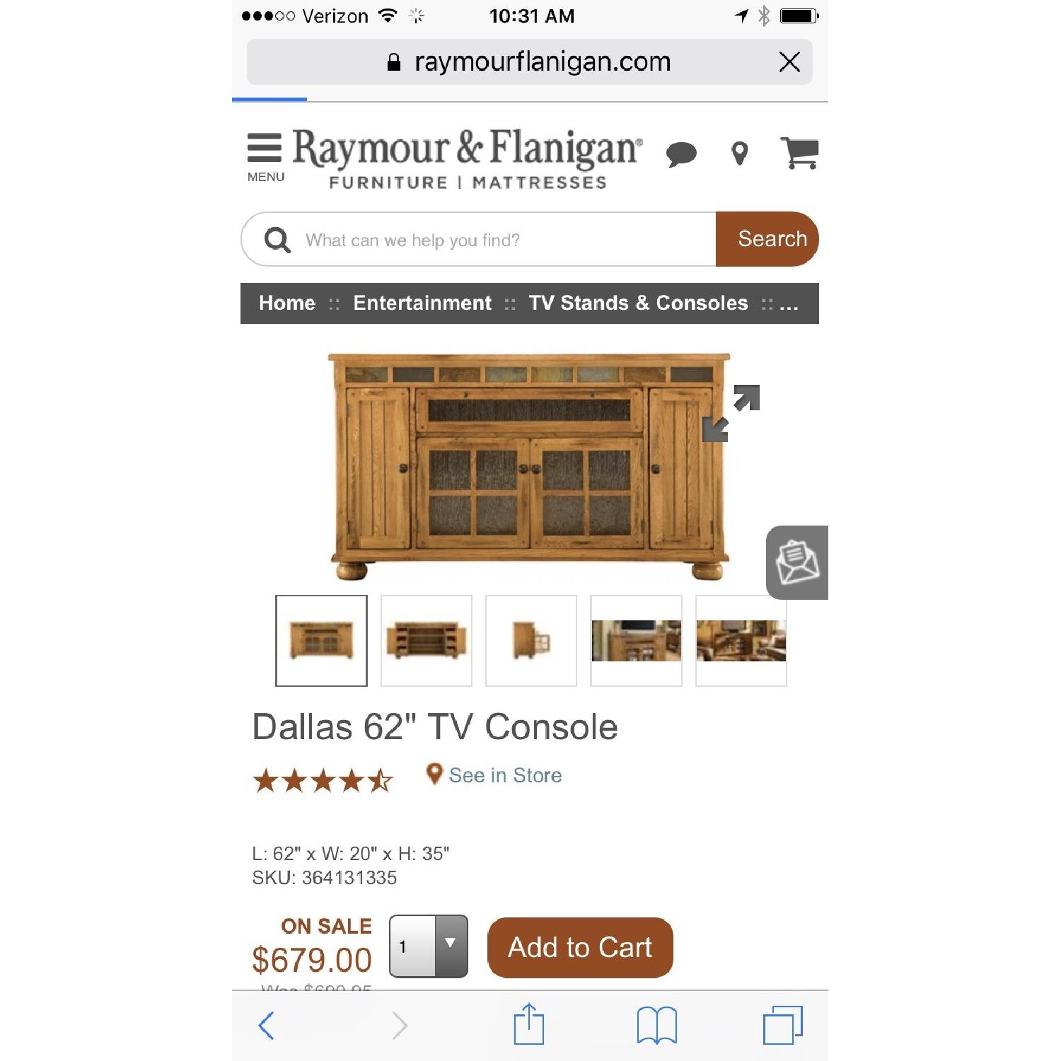 Raymour & Flanigan Dallas Console/Credenza - image-1