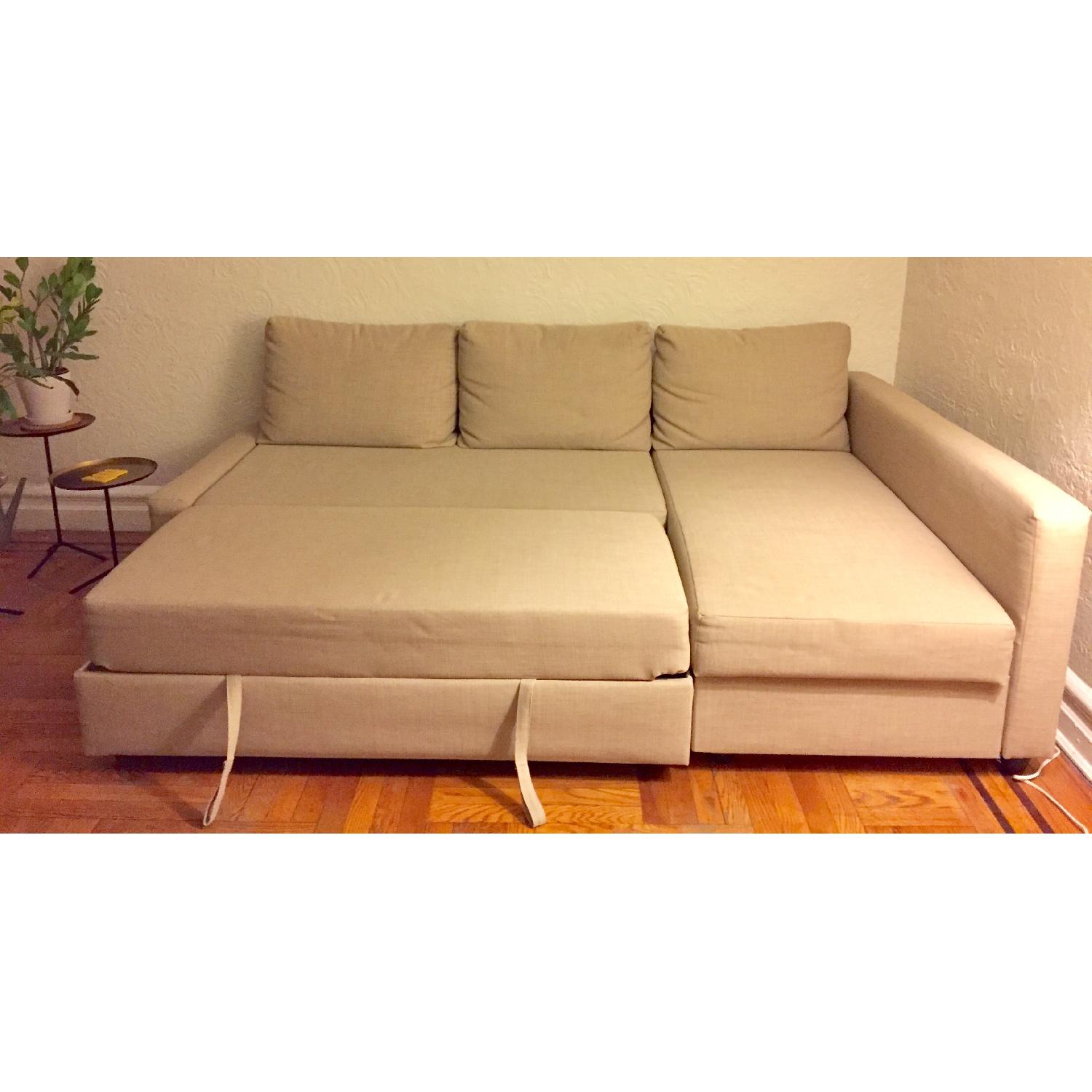 Ikea Friheten Corner Sleeper Sectional Sofa w/ Storage - image-3