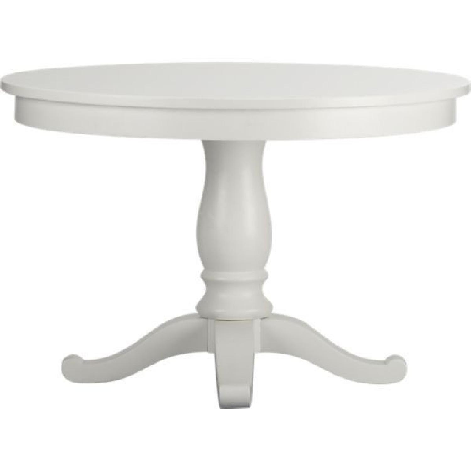 Crate & Barrel Avalon Round Dining Table w/ 4 Chairs - image-4