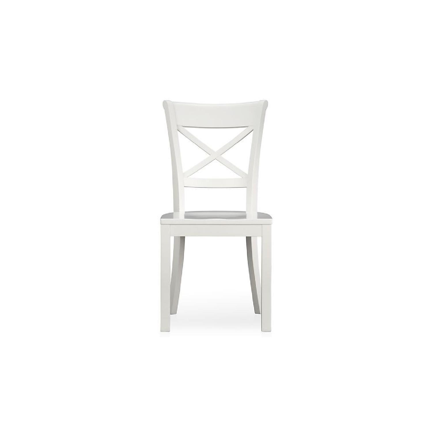 Crate & Barrel Avalon Round Dining Table w/ 4 Chairs - image-5