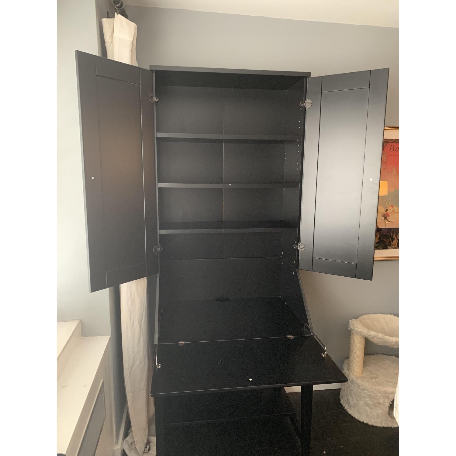 Ikea Hemnes Secretary Desk w/ Additional Hutch - image-4