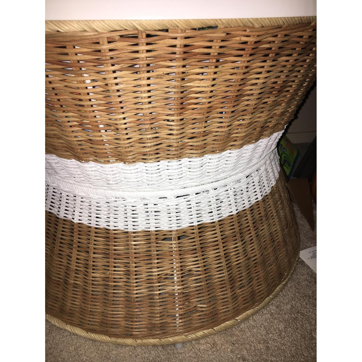 Ikea Wicker/Rattan Indoor Side Table - image-3
