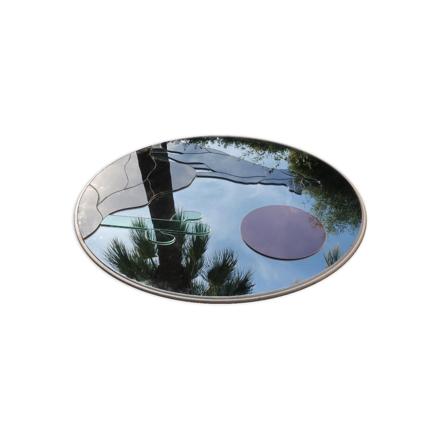 Vintage Large Wolf Wall Mirror - image-2