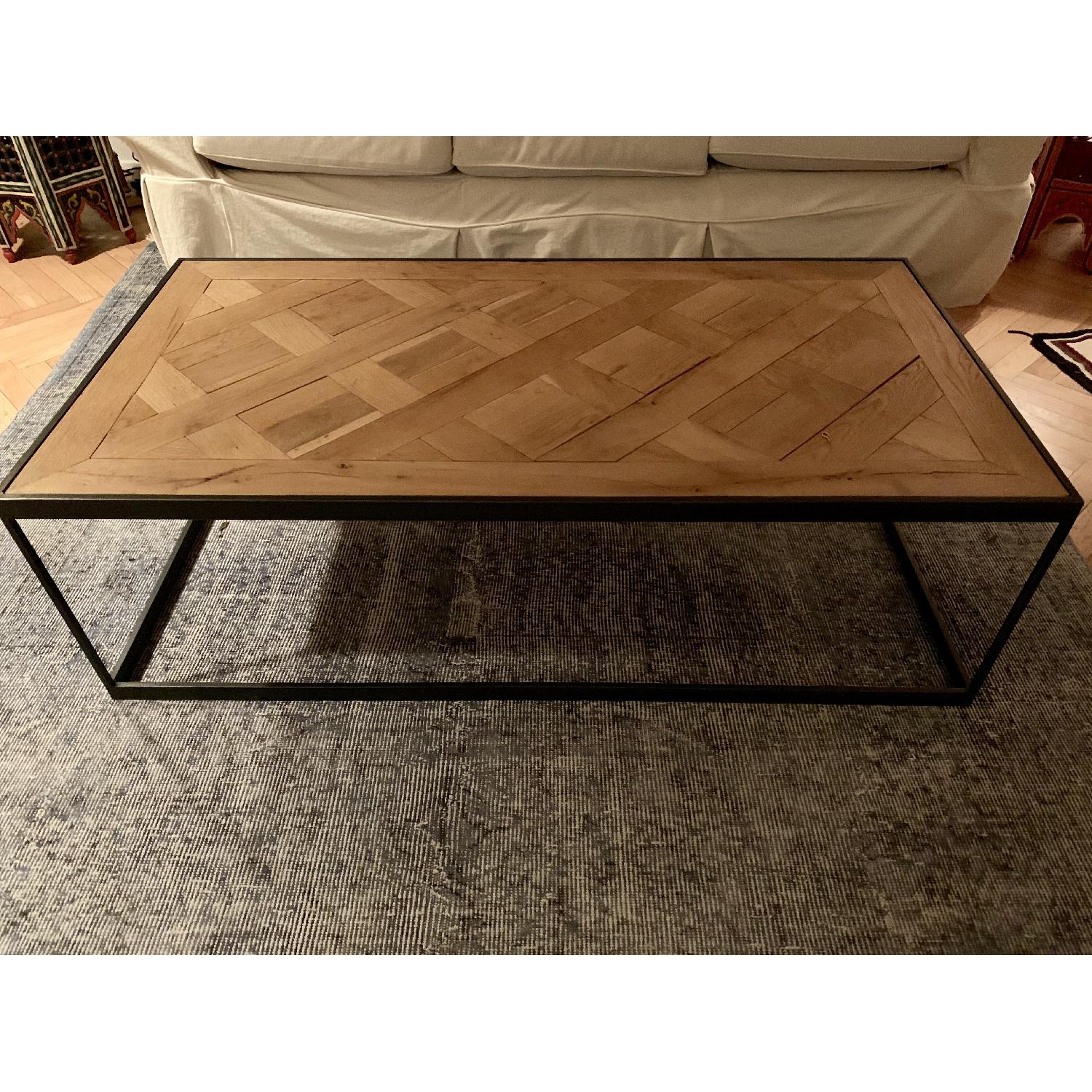 Restoration Hardware Parquet Coffee Table - image-3