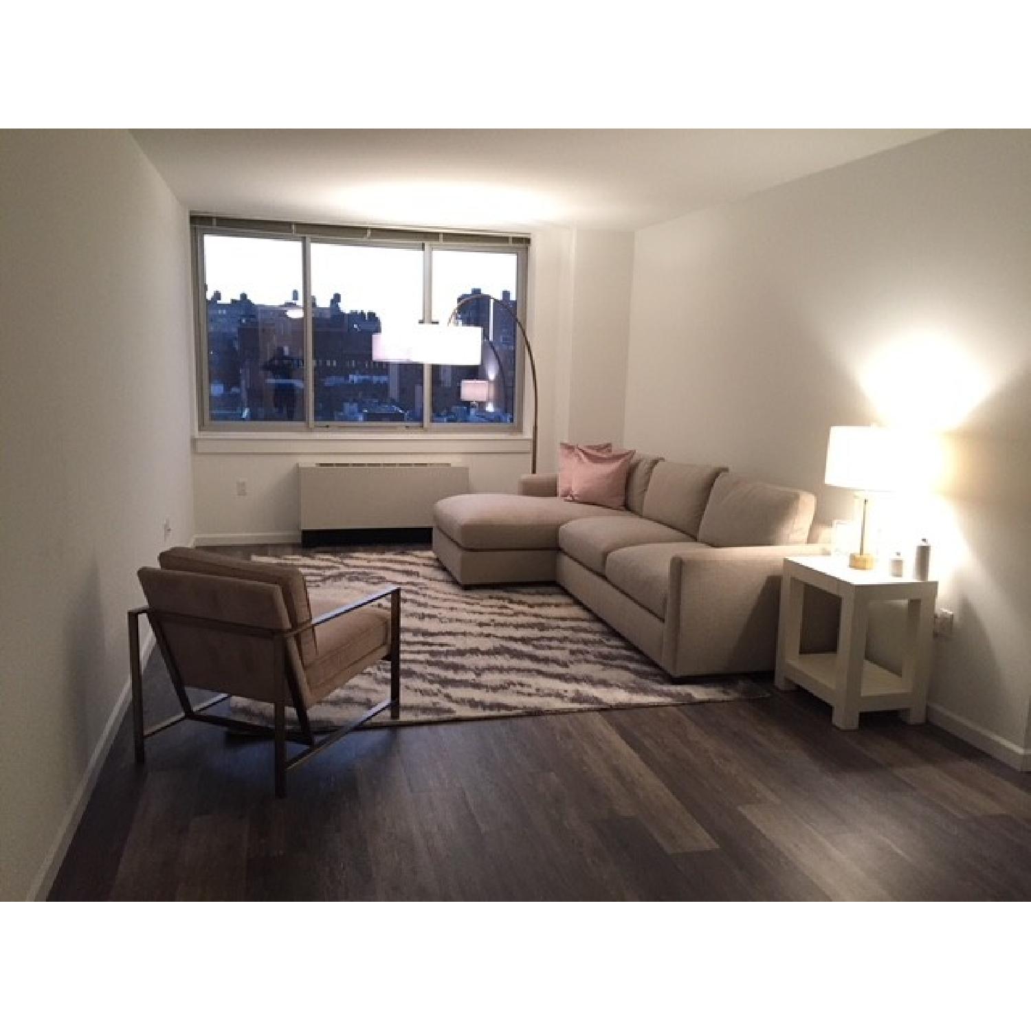 West Elm Zebra Printed Wool Rug - image-5