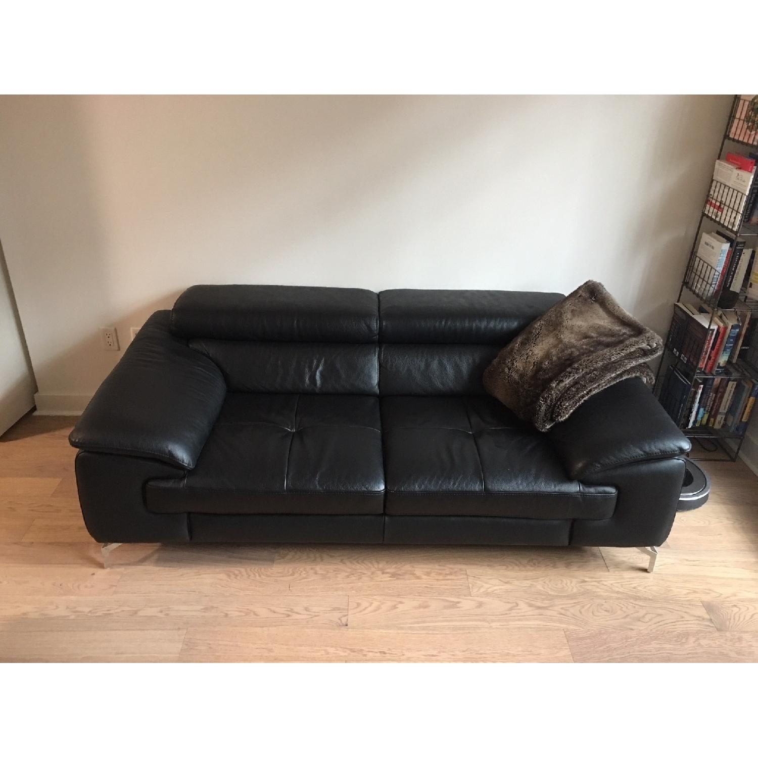 J&M Furniture Italian Leather Sofa AptDeco